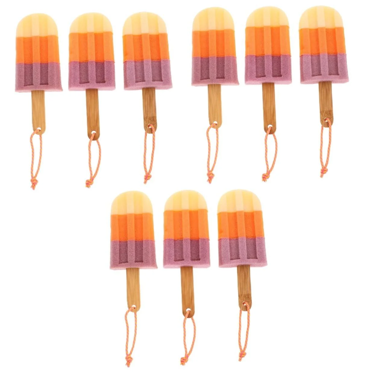 9 Pcs Bath Accessories Bath Ball Bathing Towel Bath Rubbing Towel - Gatuida