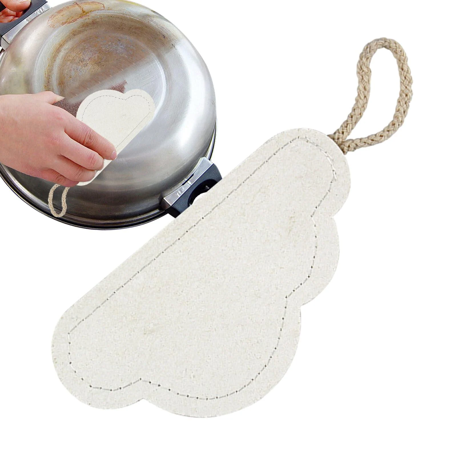Loofah Dish Sponge Kitchen Eco Scrub Scourer | Eco-Friendly Non-Scratch Dishwashing Sponge for Pans and Pots Kitchen Cleaning Rowces Clouds