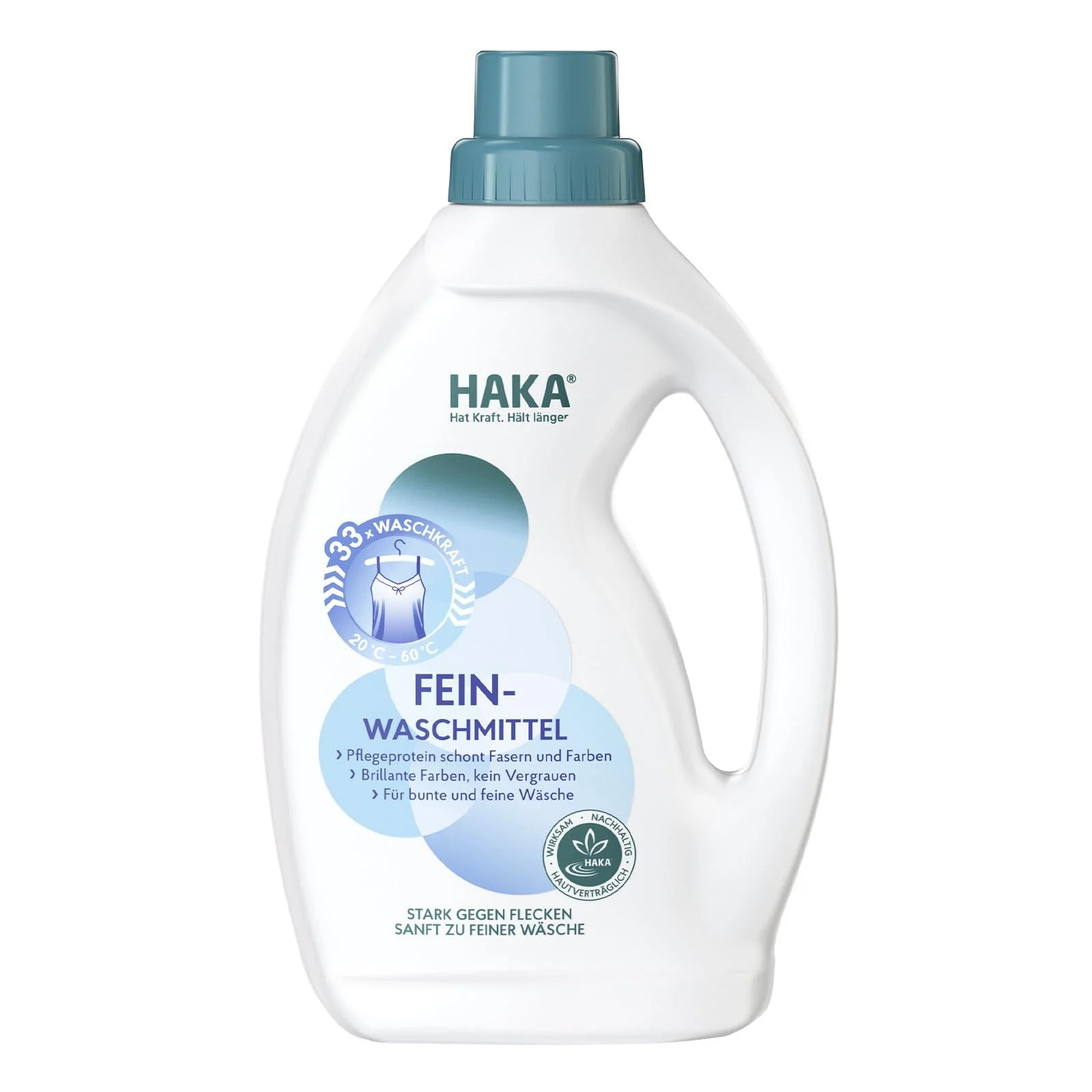 HAKA delicate detergent liquid detergent for delicates silk & colored items 33 washes 1 l 1 l (1 pack)