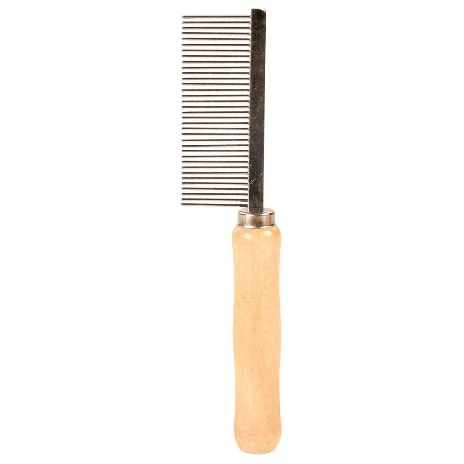 Trixie Medium Teeth Comb with Wooden Handle 18 cm