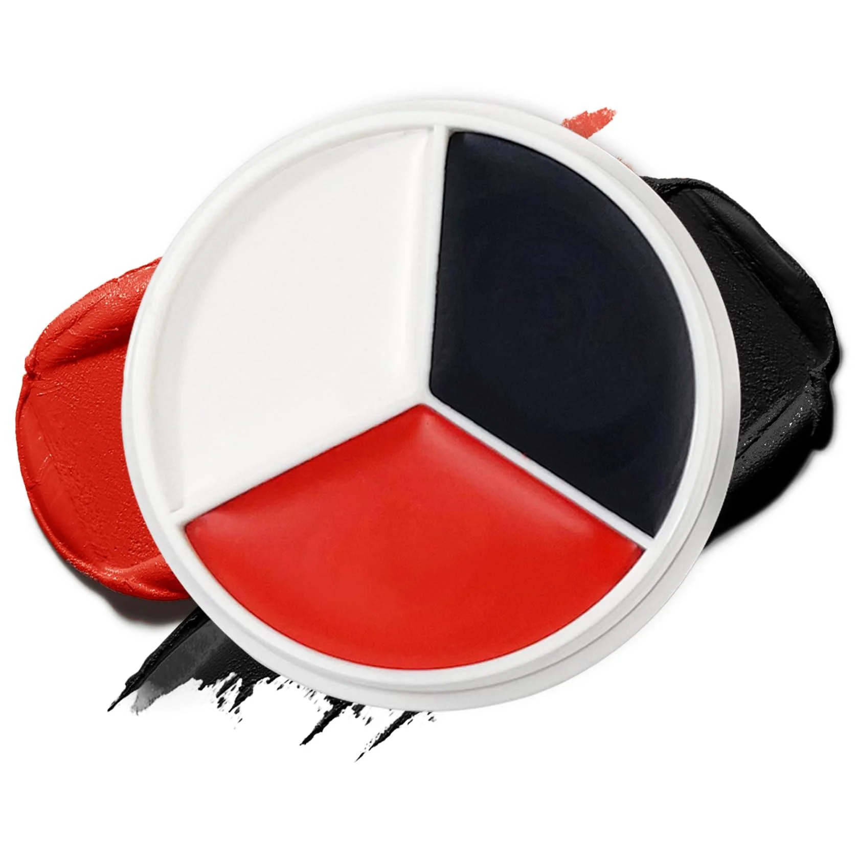Clown Makeup Kit White Black Red Face Body Paint for Adults Professional Oil Based Waterproof Halloween Cosplay SFX Special Effects Makeup Kit - QIUFSSE