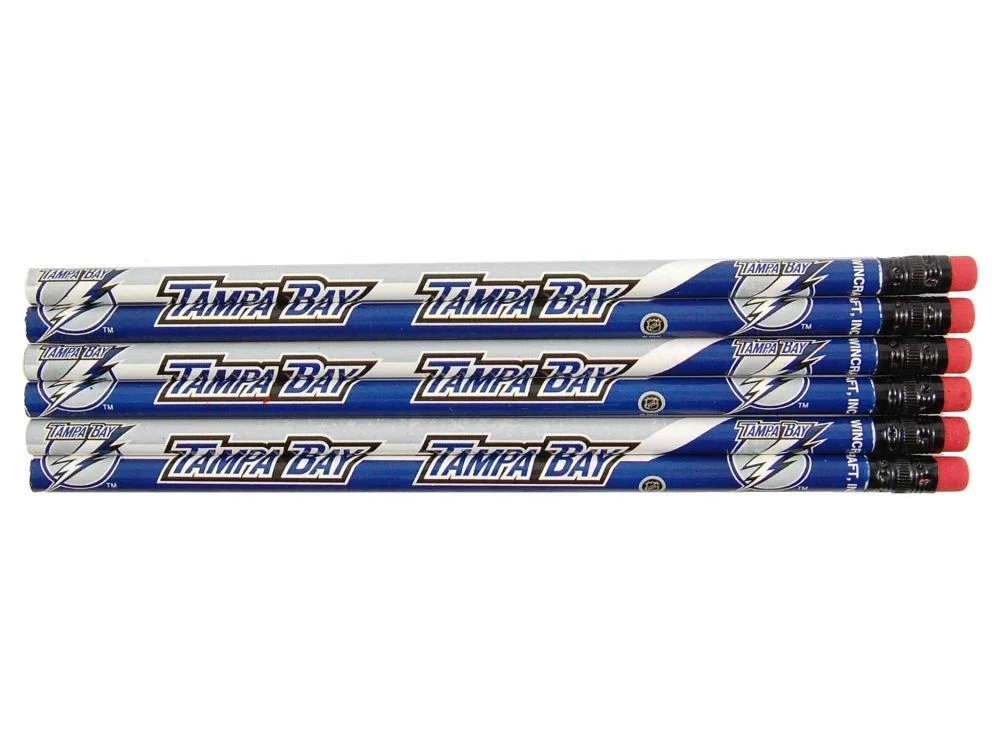 WinCraft NHL Pencil (6 Pack) Tampa Bay Lightning