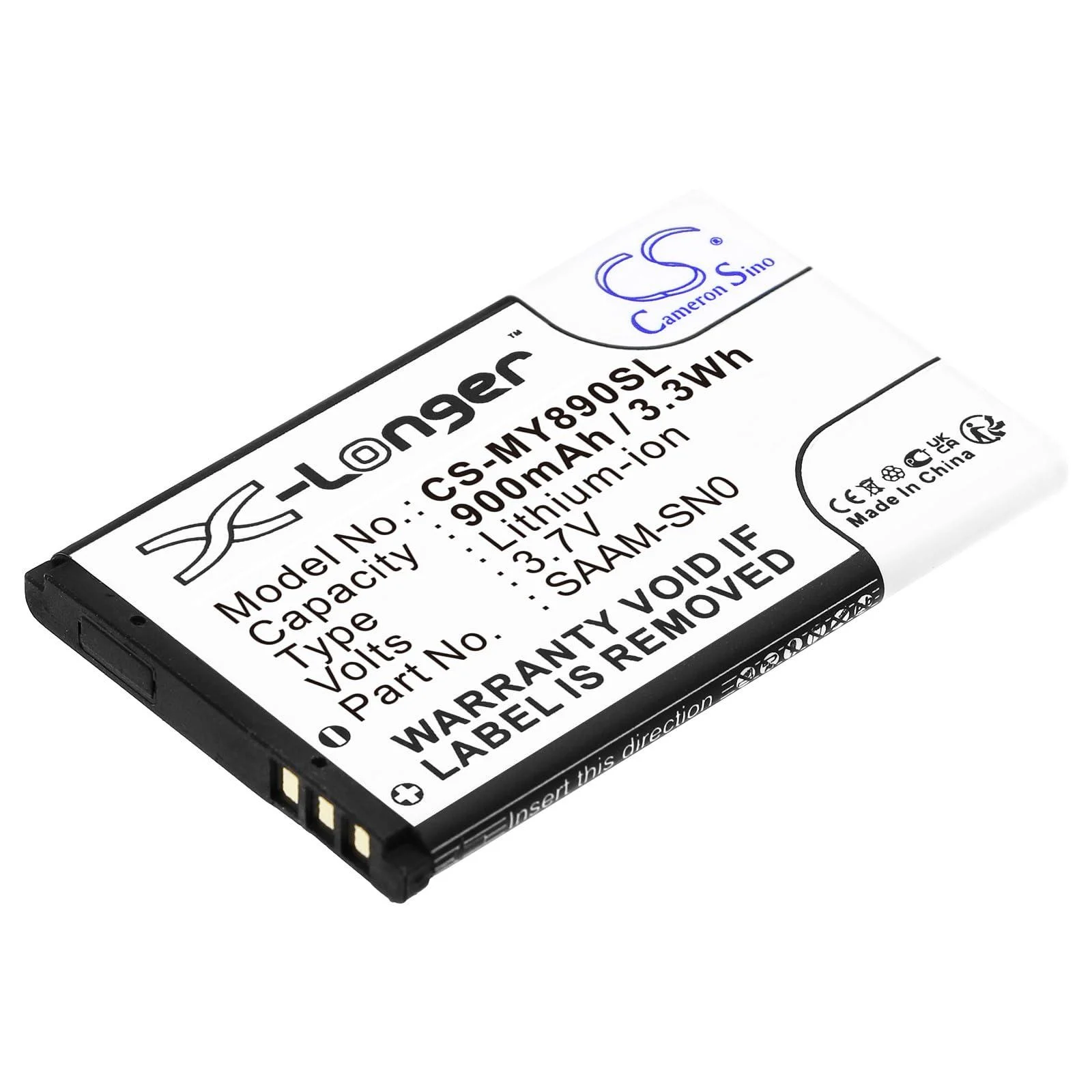 VEX-228-2779 900mAh Battery Compatible with IQ Controller 3.7V