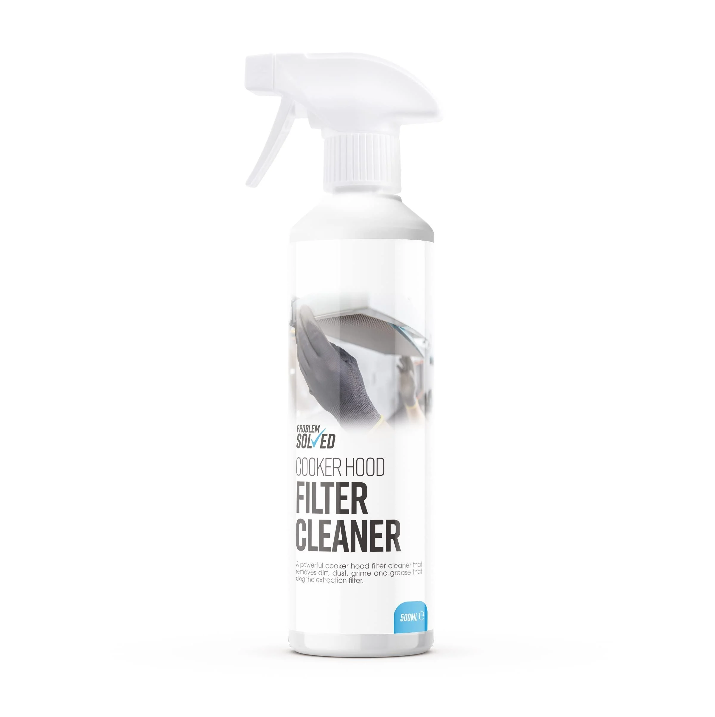 Problem Solved - Cooker Hood Mesh Filter Cleaner & Degreaser | Removes Grease Grime Fats and Oils - 500ml