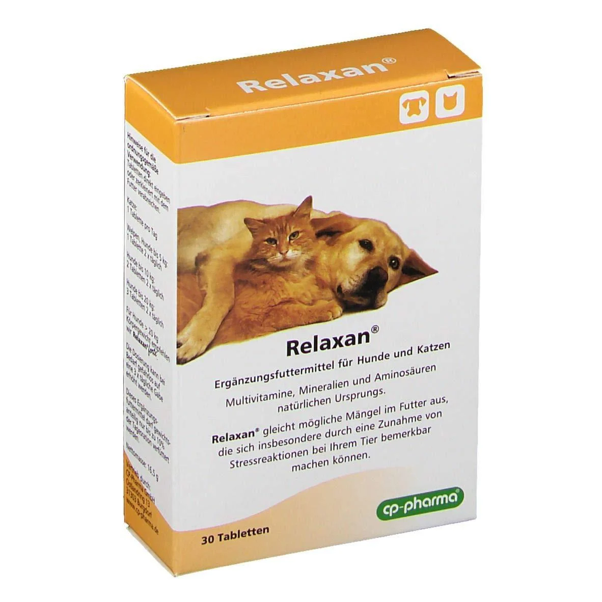 CP-Pharma RelaxAN Calming 60 tablets for dogs and cats 60 tablets.