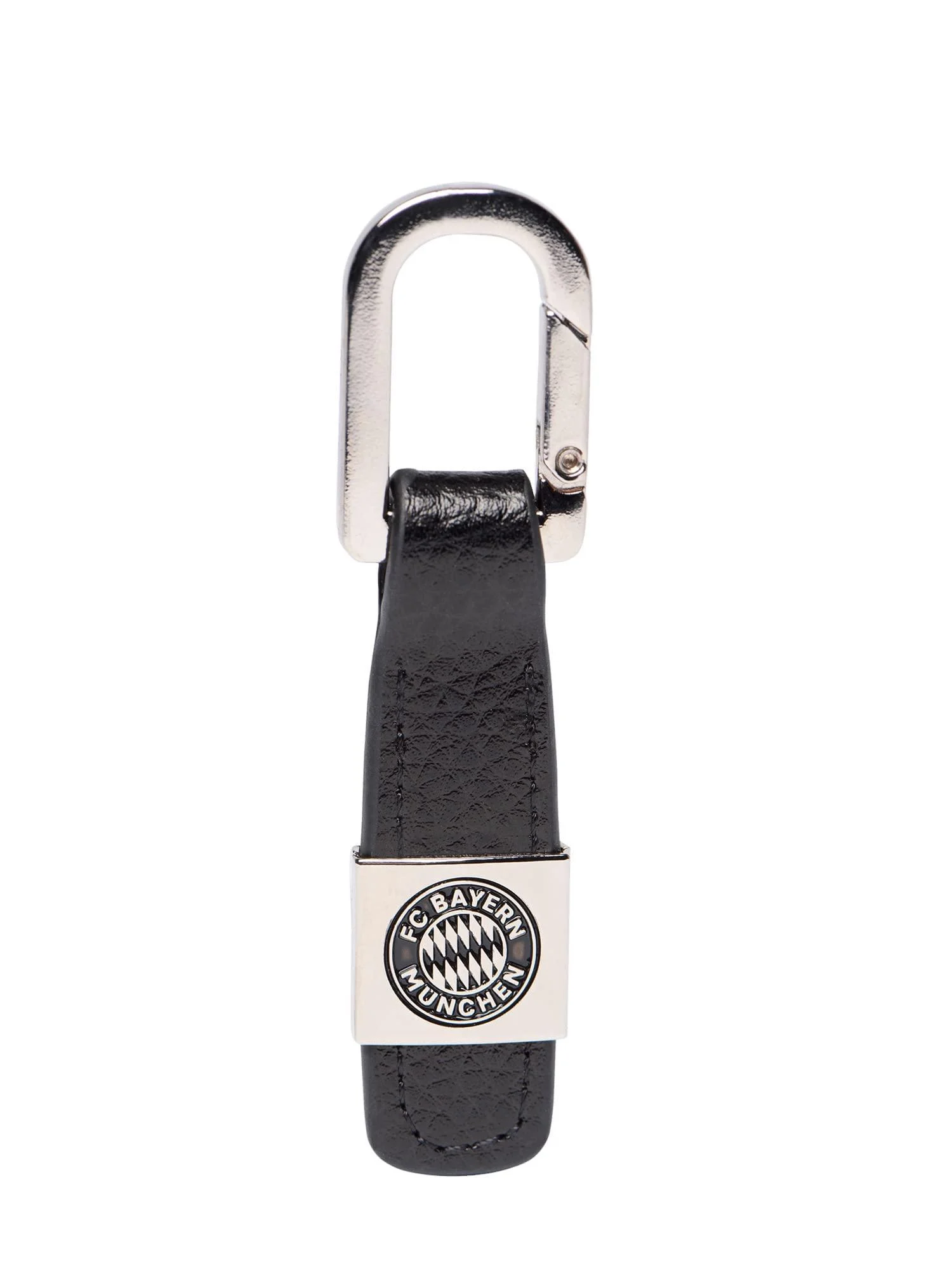 FC BAYERN MUNICH Keyring Leather BLACK One Size - FC Bayern M nchen