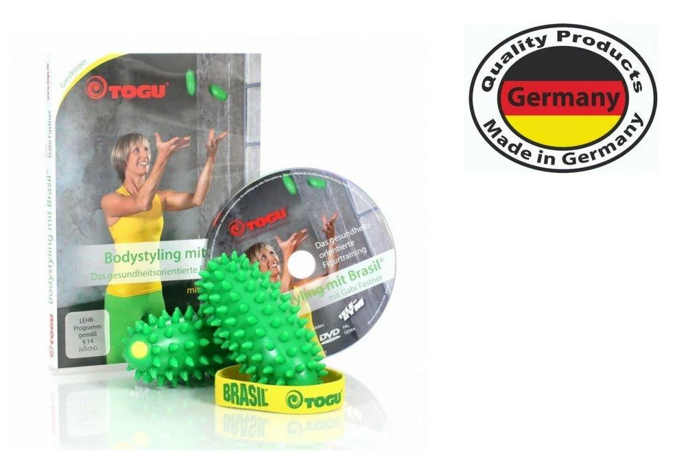 Togu Brasil 2-piece set and DVD Bodystyling with Gabi Fastner Fitpack Brasil Bodystyling