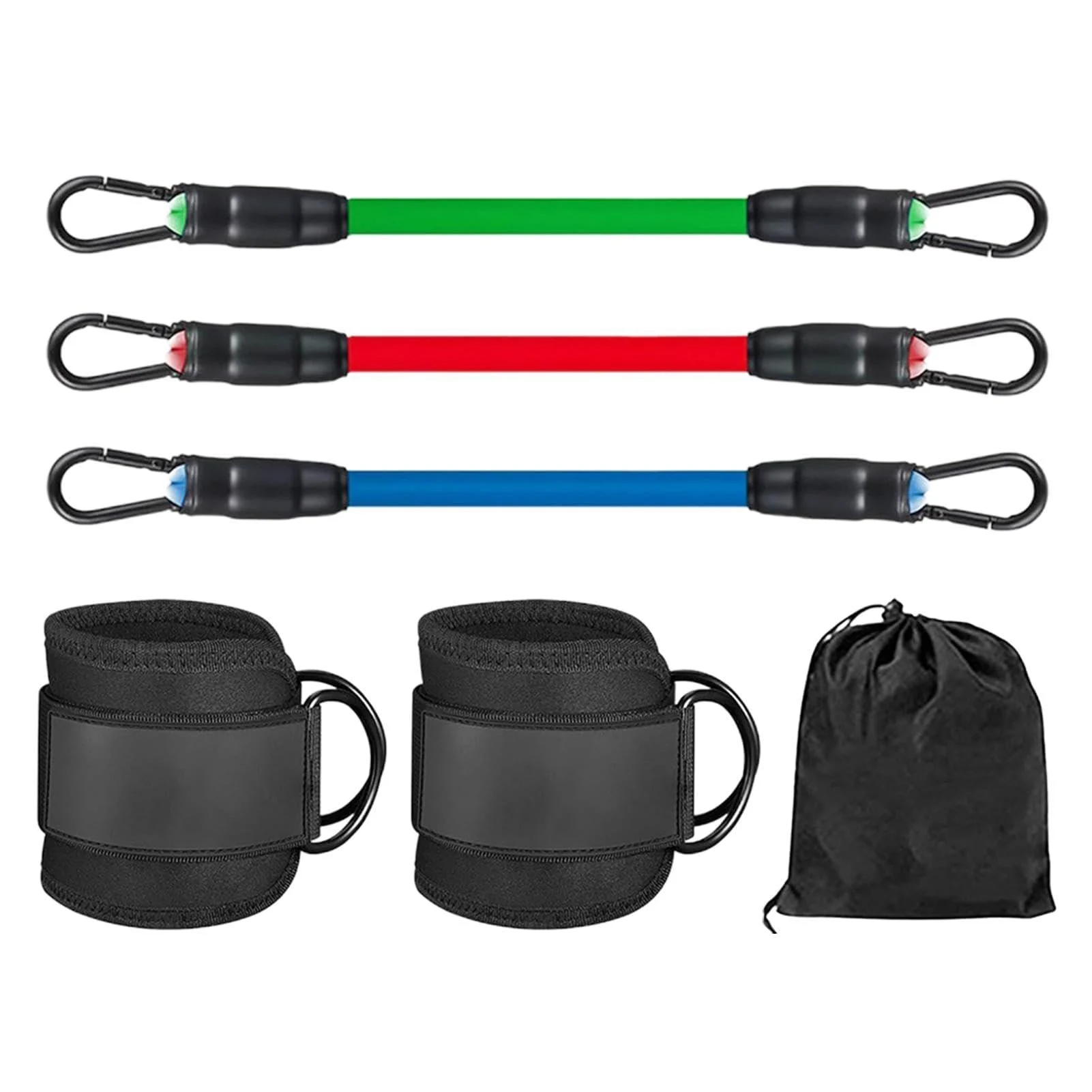 Ankle Resistance Band - Ankle Band Cuff for Fitness Training - Adjustable Ankle Bands for Working Out Exercise Equipment Ankle Resistance Bands for Glutes