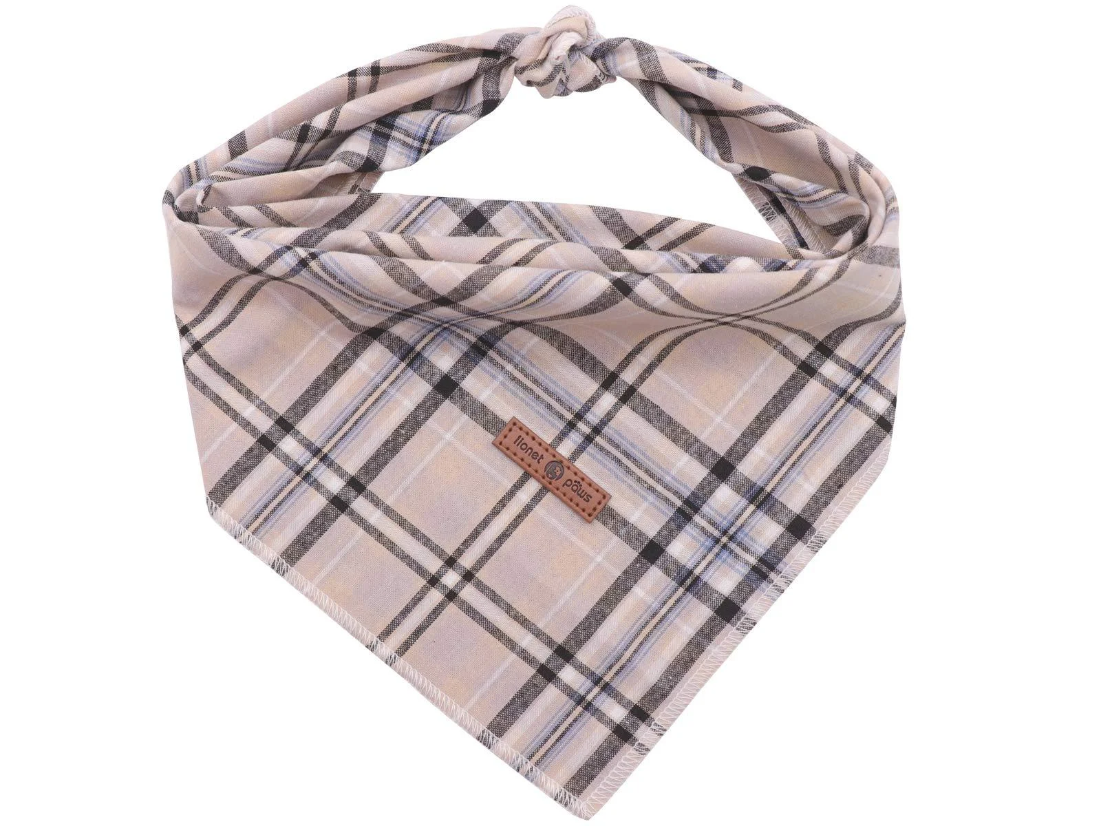 lionet paws Bandana for Dog Headscarves Dog Scarf Triangular Scarf for Small Medium and Large Dogs S (Pack of 1) Grey