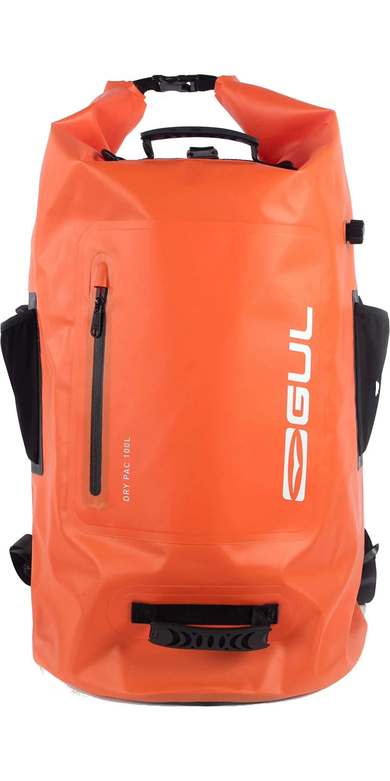 GUL 100L 100 Litre Capacity Heavyduty Dry Bag Lu0122-B9 - Orange Black - Waterproof Sprayproof - Unisex