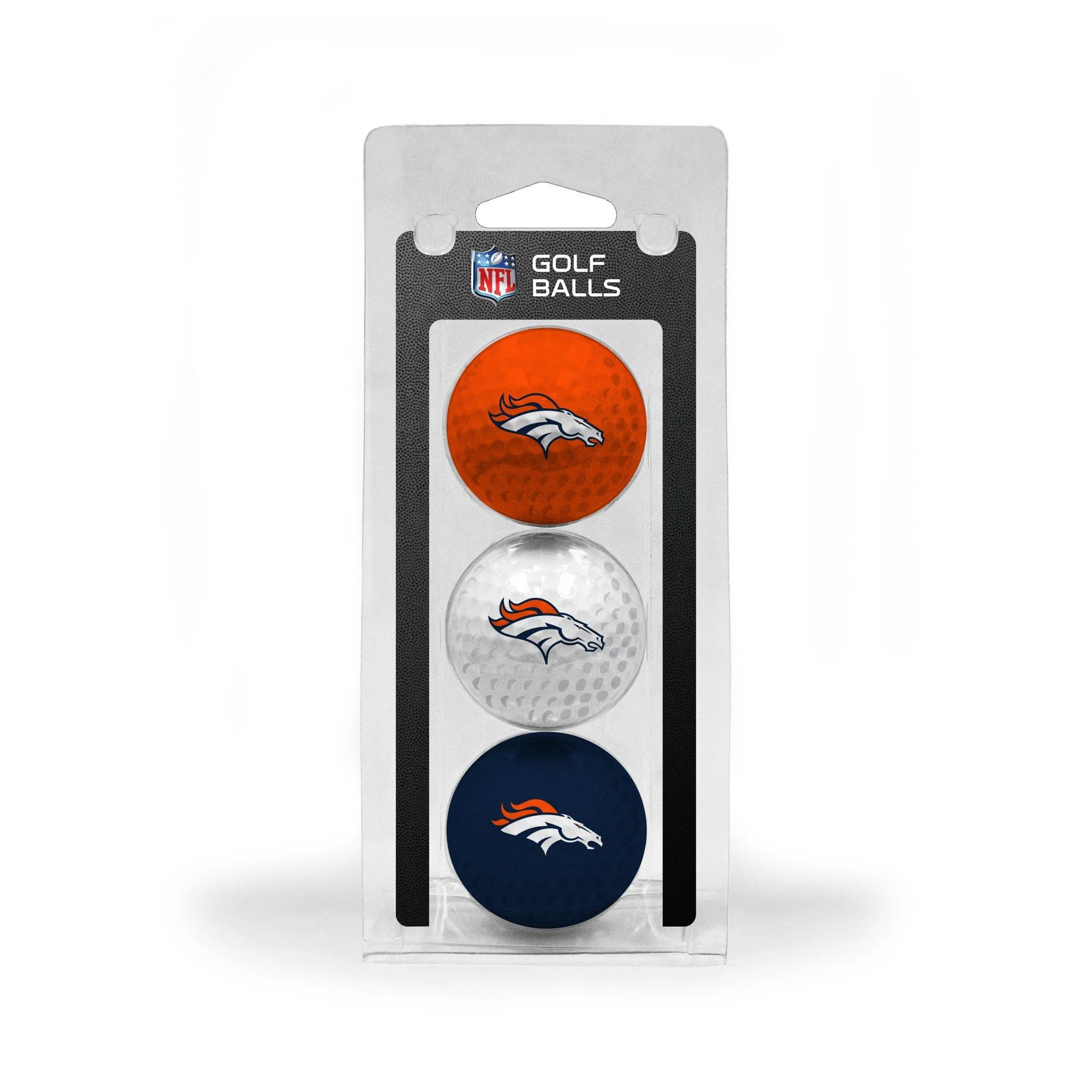 TEAM GOLF NFL 3 Golf Balls 3-Pack 30805 Denver Broncos One Size