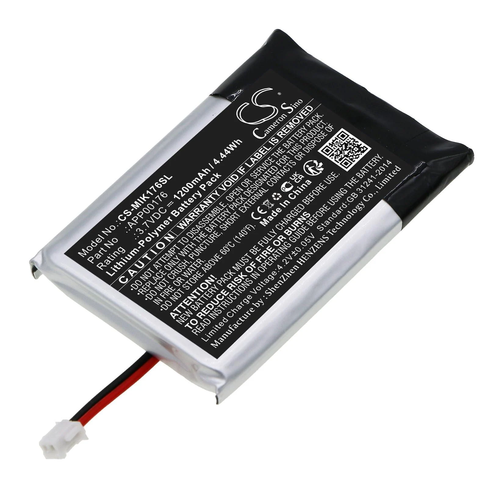 APP00176 1200mAh Battery Compatible with iPilot Link Remote BT 3.7V - Dujuanly
