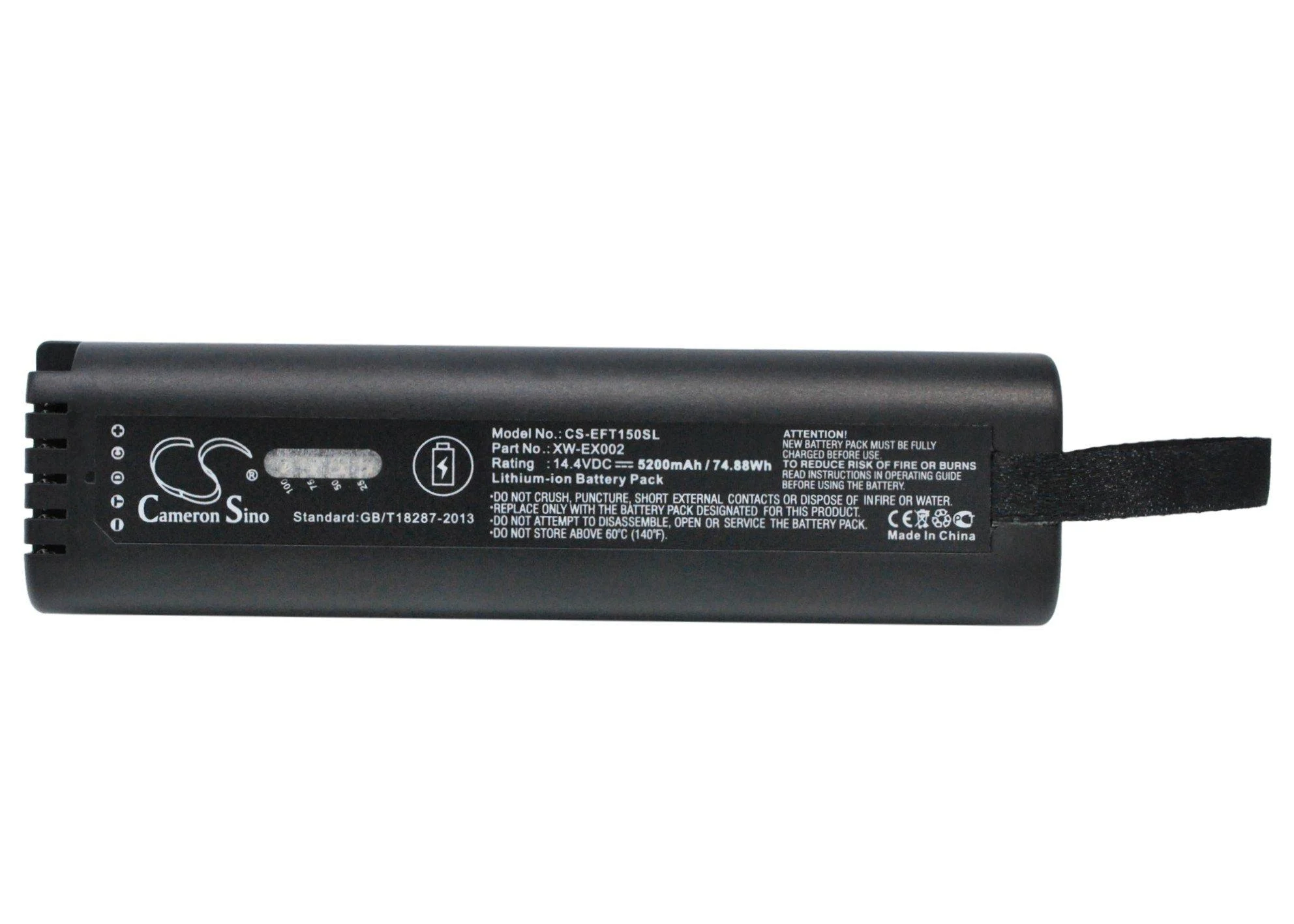 DCH 5200mAh L08D185UG Battery Replacement for EXFO FTB-200 FTB-150 XW-EX002 XW-EX006 L08D185A