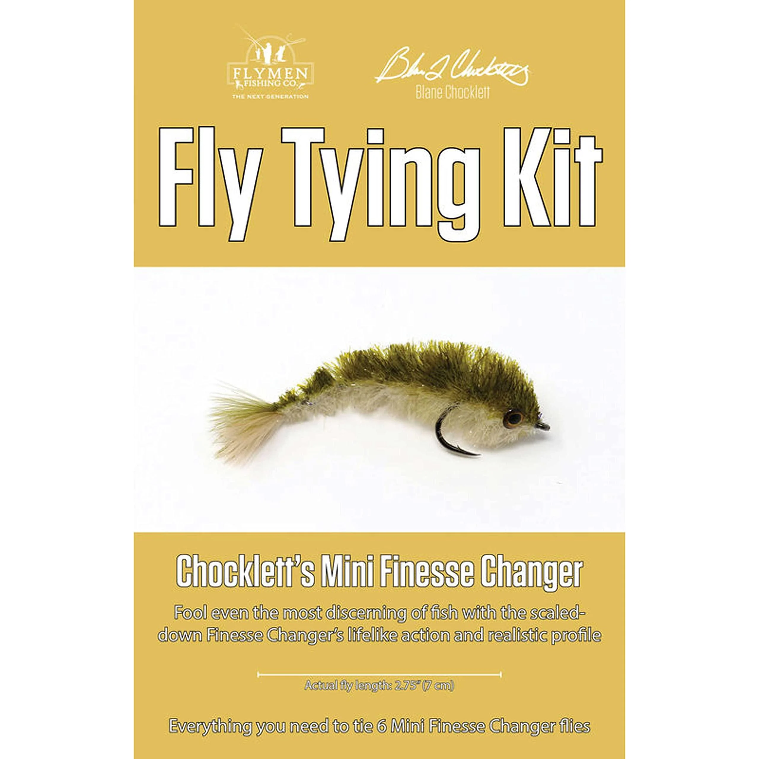 Flymen Fishing Company Chocklett's Mini Finesse Changer Fly Tying Kit