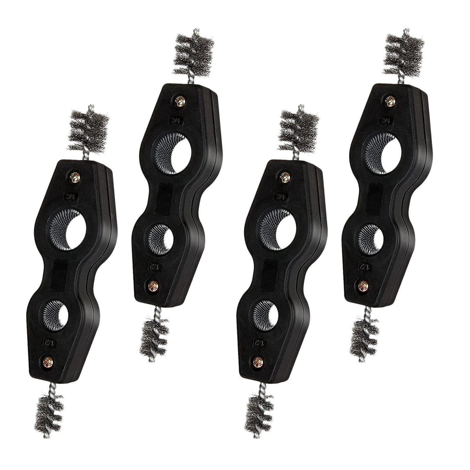 4Pcs Copper Tubing Brushes Pipe Cleaning Tool Copper Pipe Tool Fitting Brushes Copper Tubing for Plumbing - Senmubery