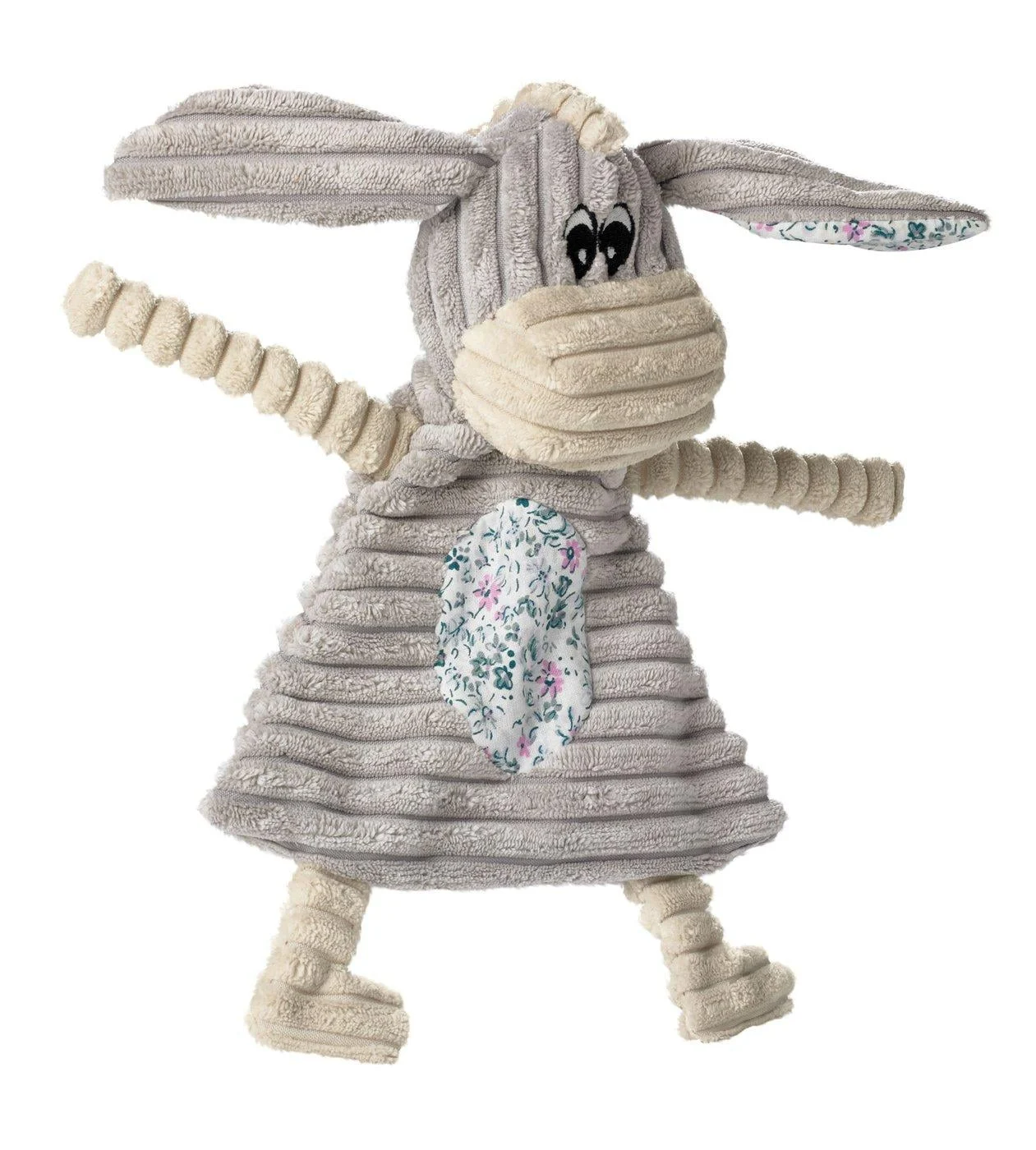 HUNTER HUGGLY BLANKET DONKEY dog toy plush cuddly blanket donkey 27 cm grey 27 cm Blanket Donkey