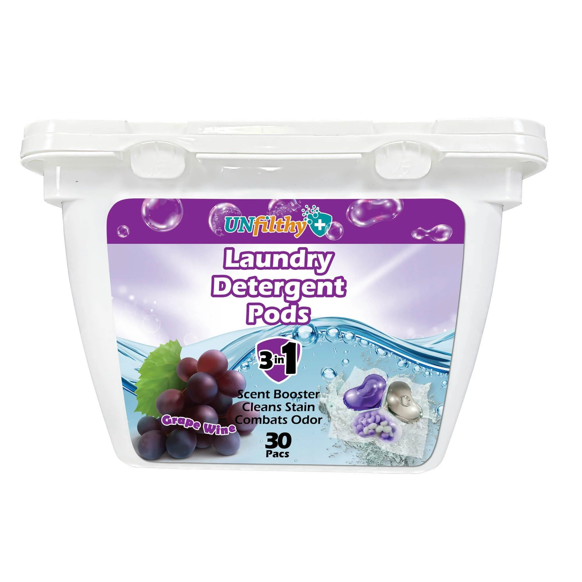 UNfilthy Concentrated Grape Wine Laundry Pacs (30) - Generic