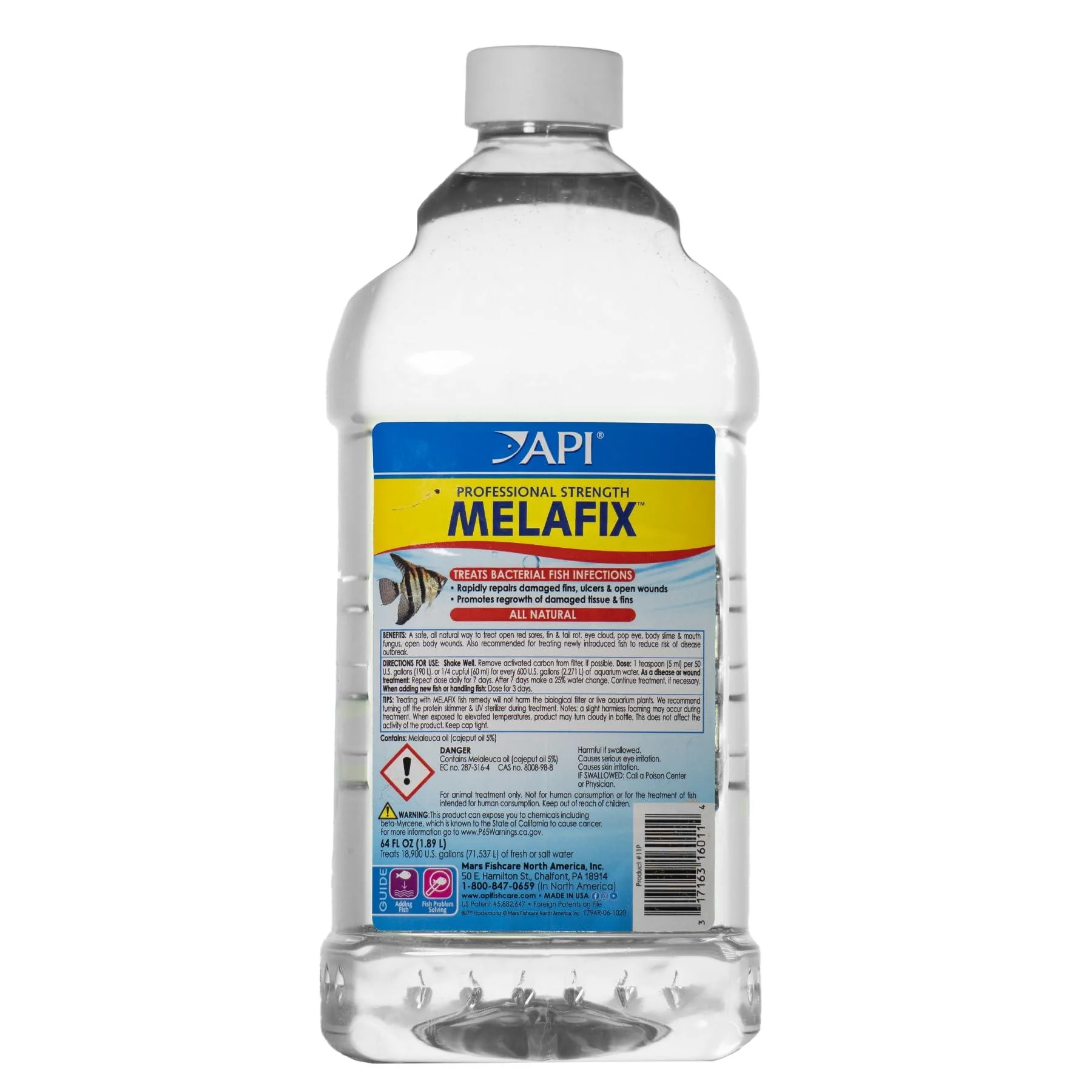 API MELAFIX Freshwater Fish Bacterial Infection Remedy 64-Ounce Bottle