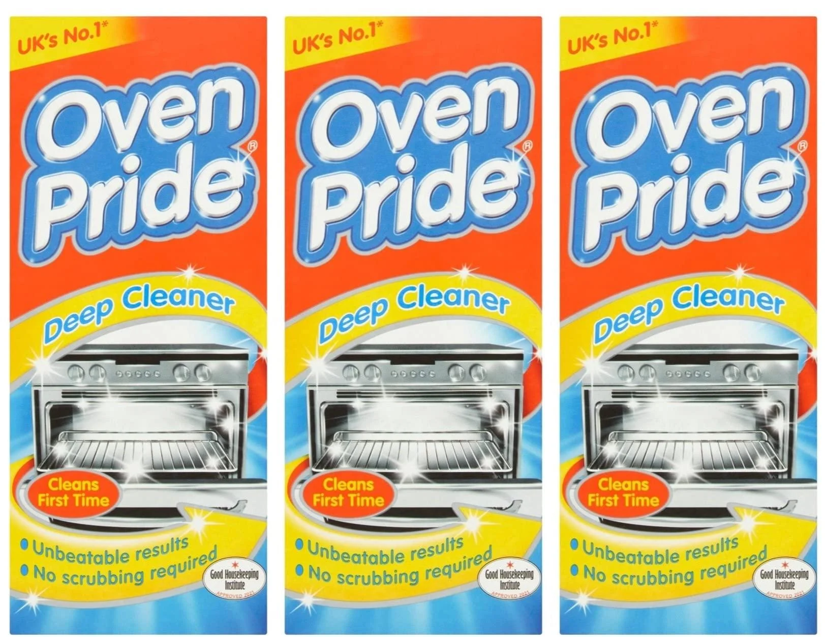 Oven Pride Deep Cleaner Oven Kit 500ml 3Pk - Generic