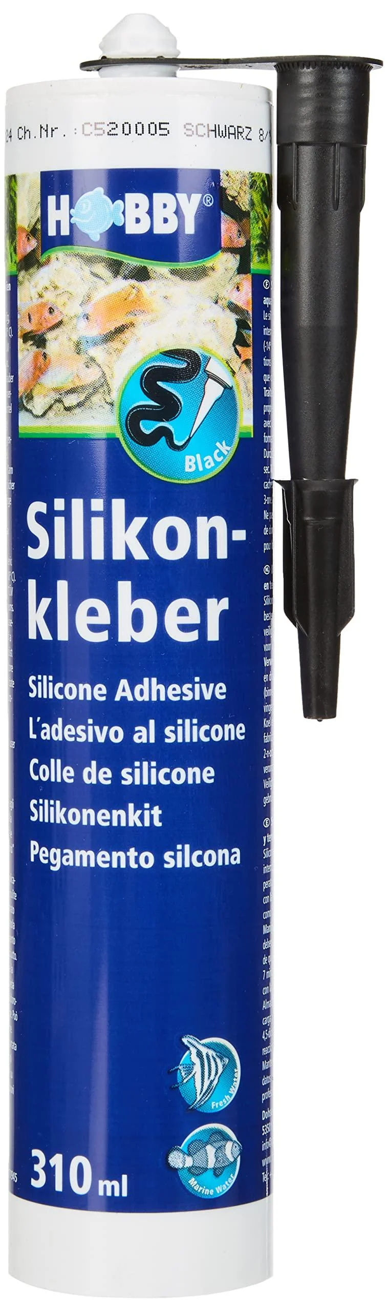Hobby 11945 Silicone Glue Cartridge 310 ml Black