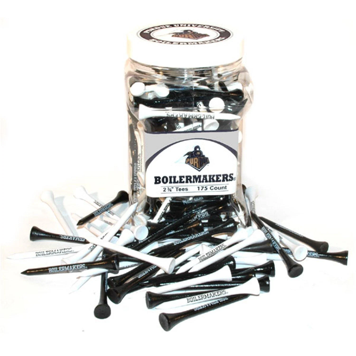 Team Golf NCAA Unisex-Adult Jar of 175 Golf Tees Texas Tech Red Raiders One Size Multi Team Color