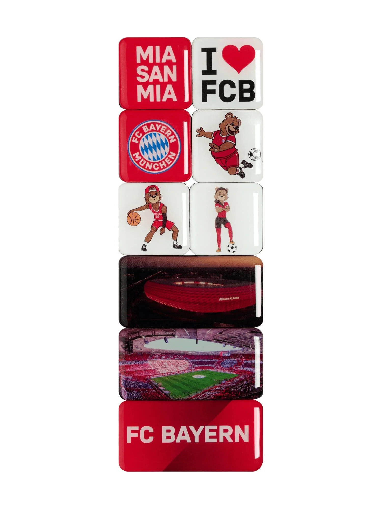 FC Bayern Munich Magnet 9 Set Kinder - FC Bayern M nchen
