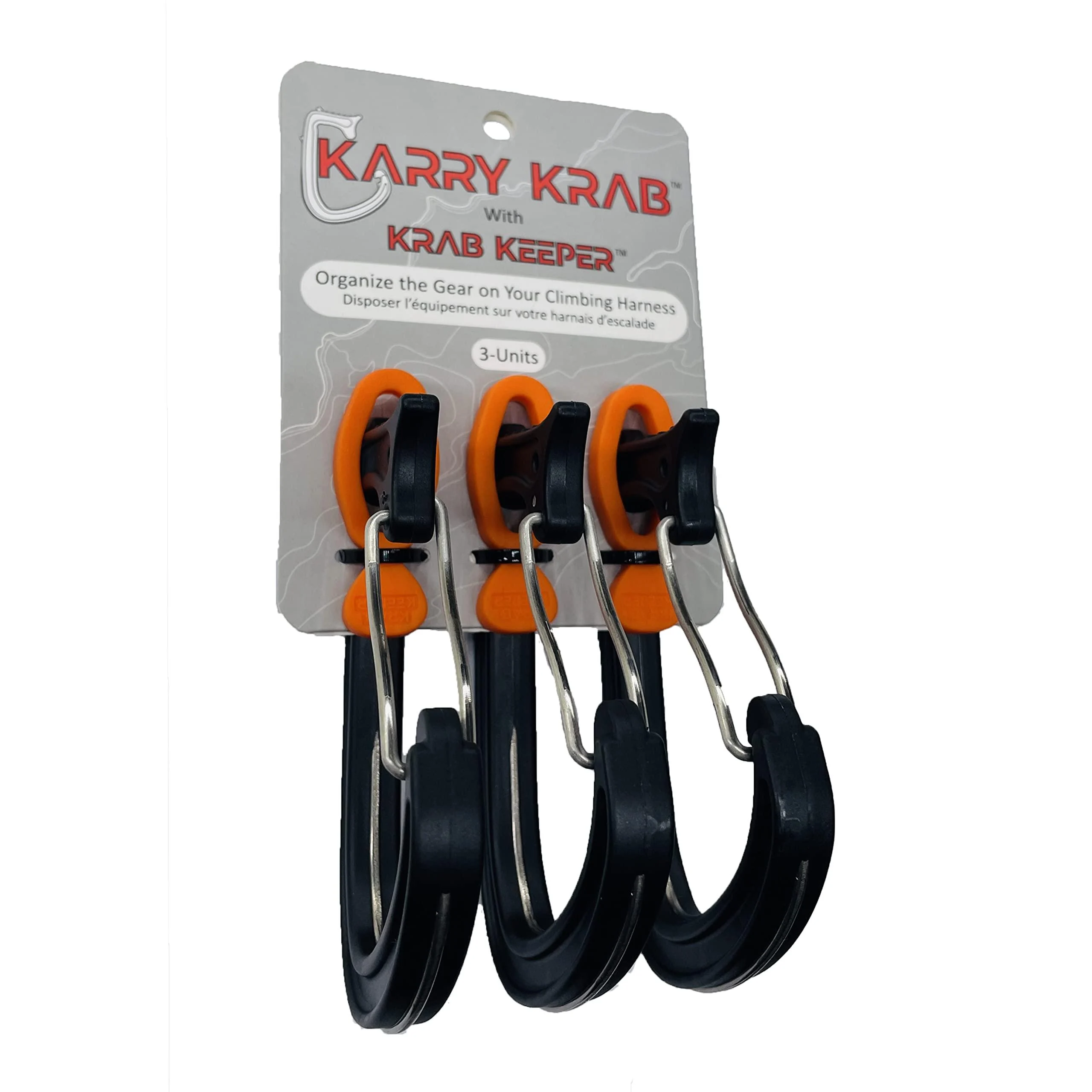 Karry Krab Ice Screw Clipper, Three Pack