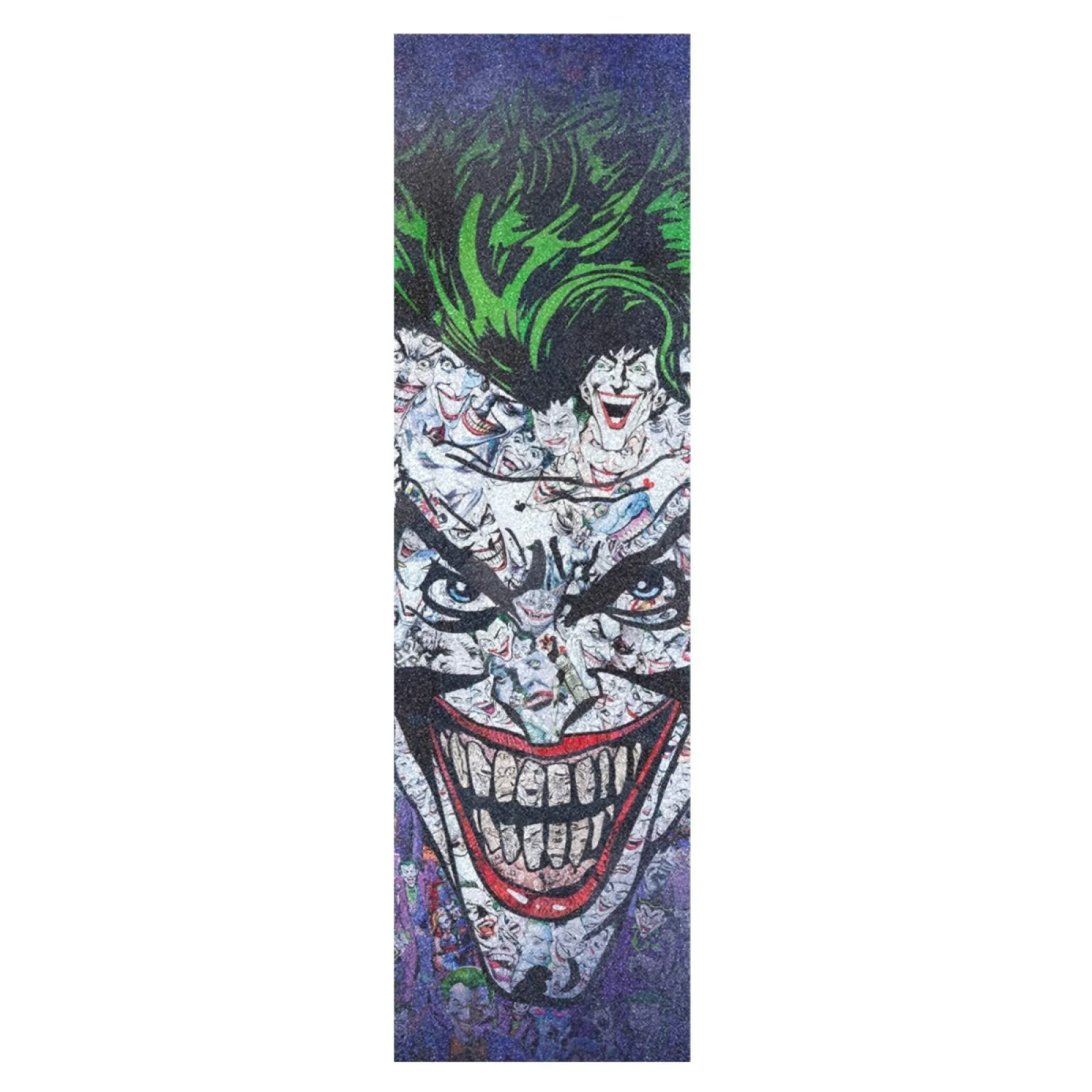 Cute Clown Sugar Skull Skateboard Grip Tape Sheets Graphic Longboard Griptape Bubble Free Anti-Slip 33"X 9" Tapes for Teens Girls Boys