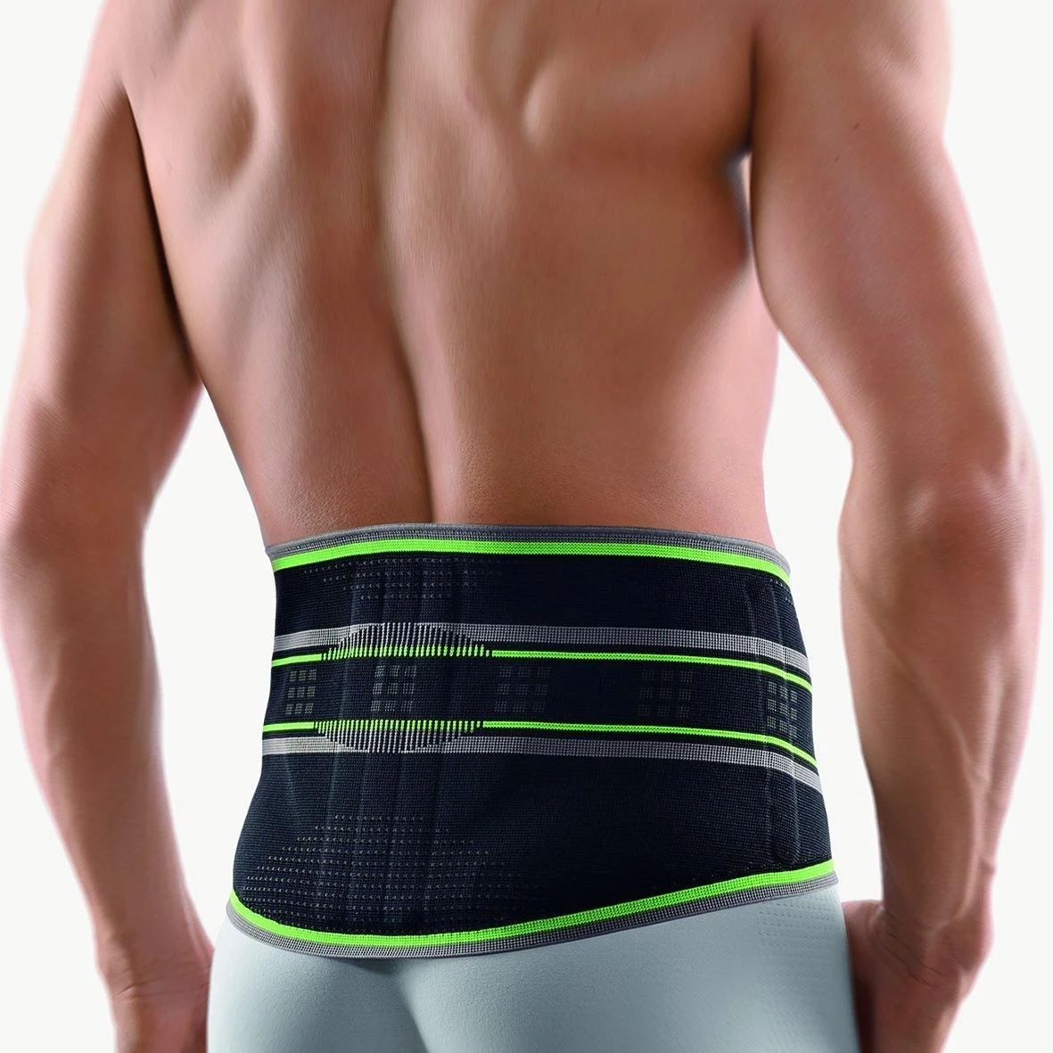 bort 104690SP size 3 StabiloBasic Sport back support with pad size 3 black