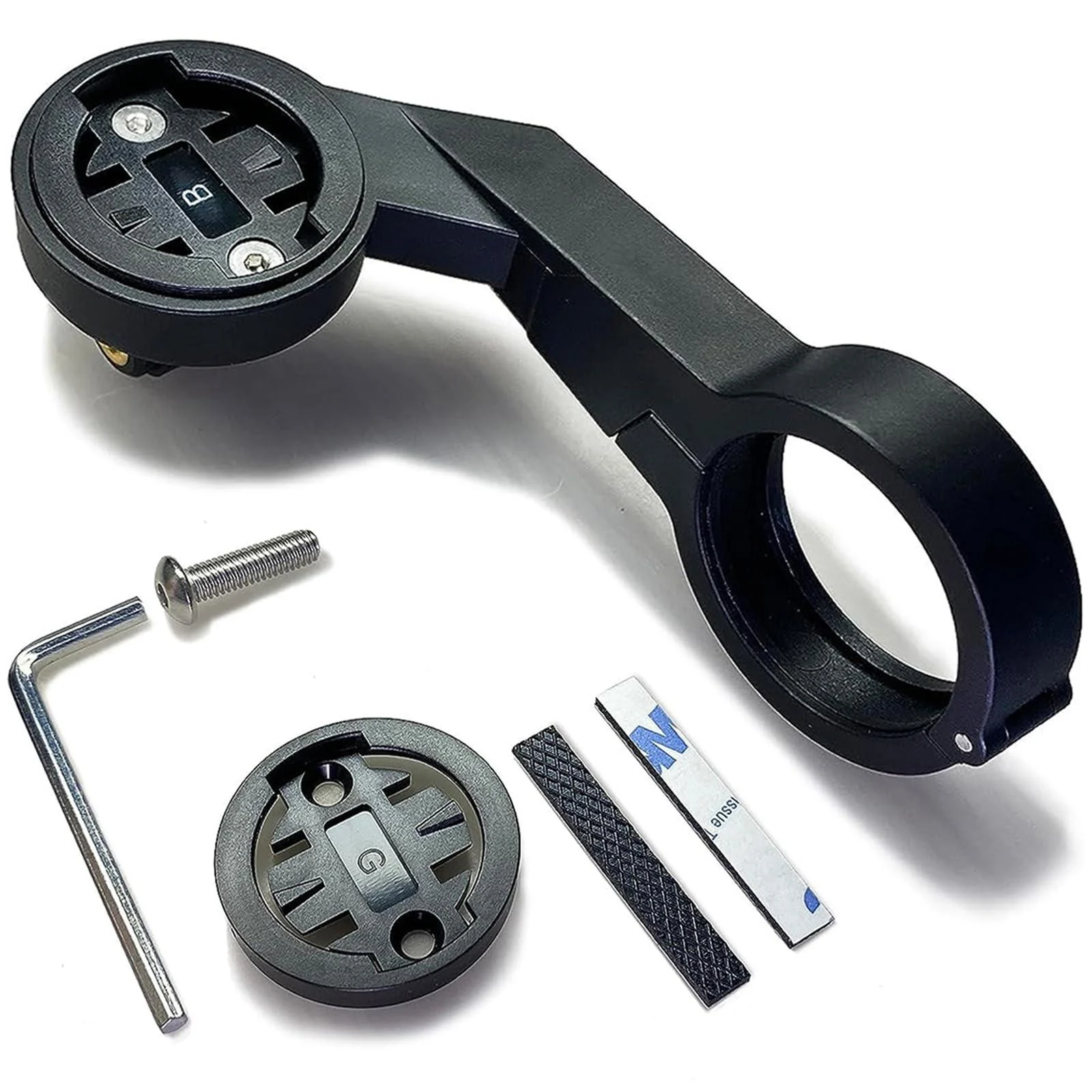 GEARMAX Bicycle computer bracket for Garmin Bryton bicycle bracket Out Front handlebar holder Combo Storage bracket for GoPro camera and flashlight