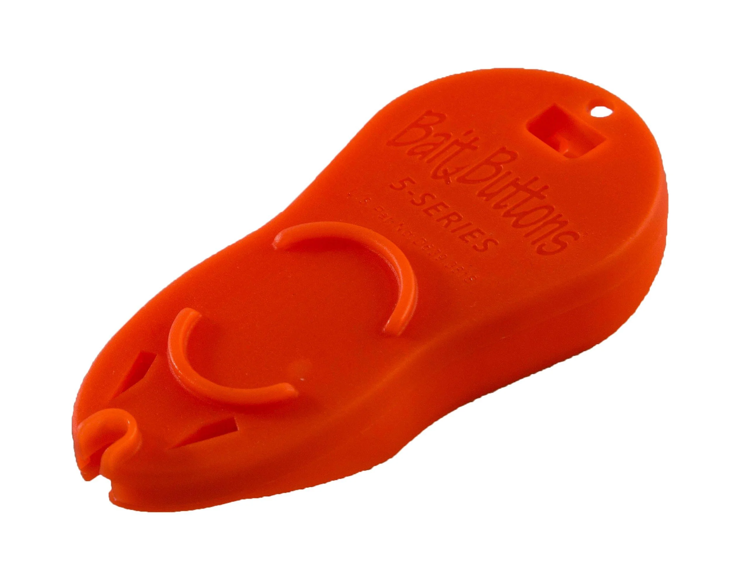 BAIT BUTTONS Big Game Bait Button Dispenser, Marine Orange