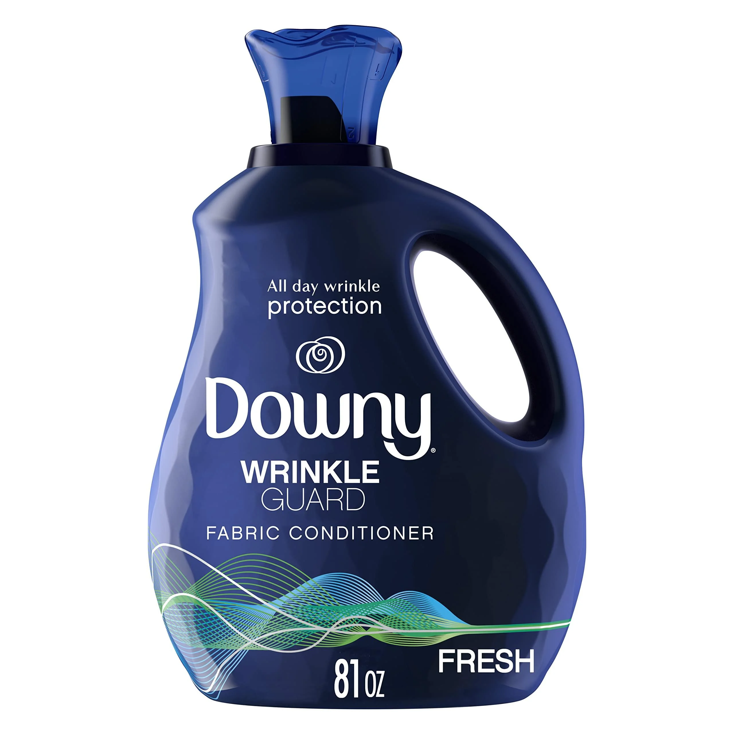 Downy WrinkleGuard Liquid Fabric Softener and Conditioner Fresh 81 fl oz