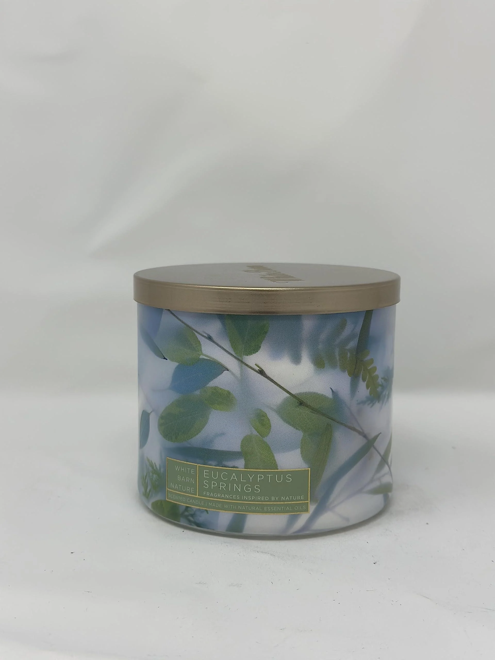 Eucalyptus Springs 3 Wick Candle 14.5 oz / 411 g - Generic