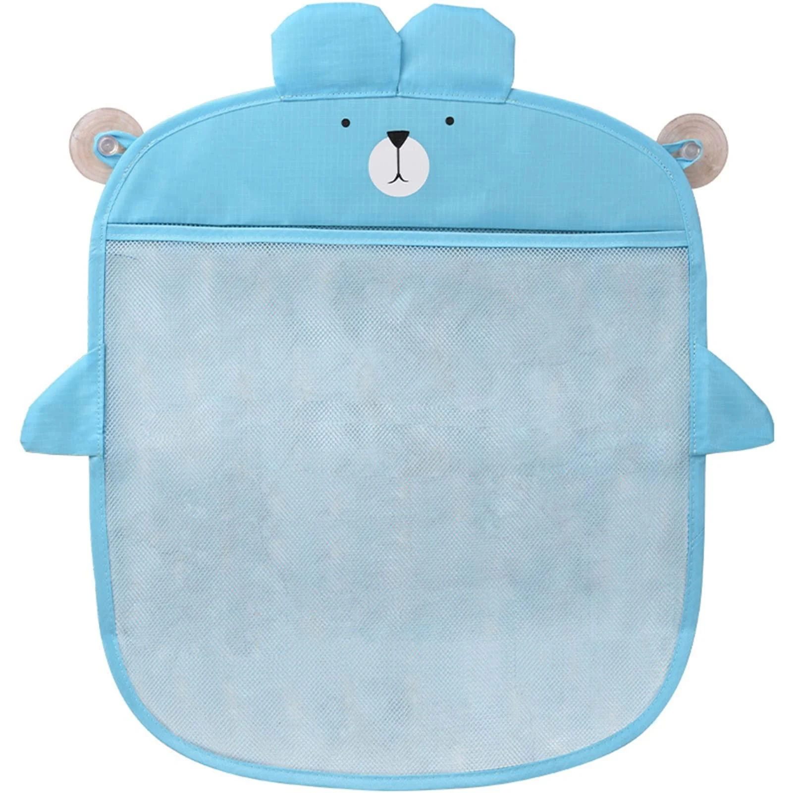 LEAQU Toys Bag Reusable Comfortable Touch Attractive Storage Bag All Match Wall-Mounted Blue