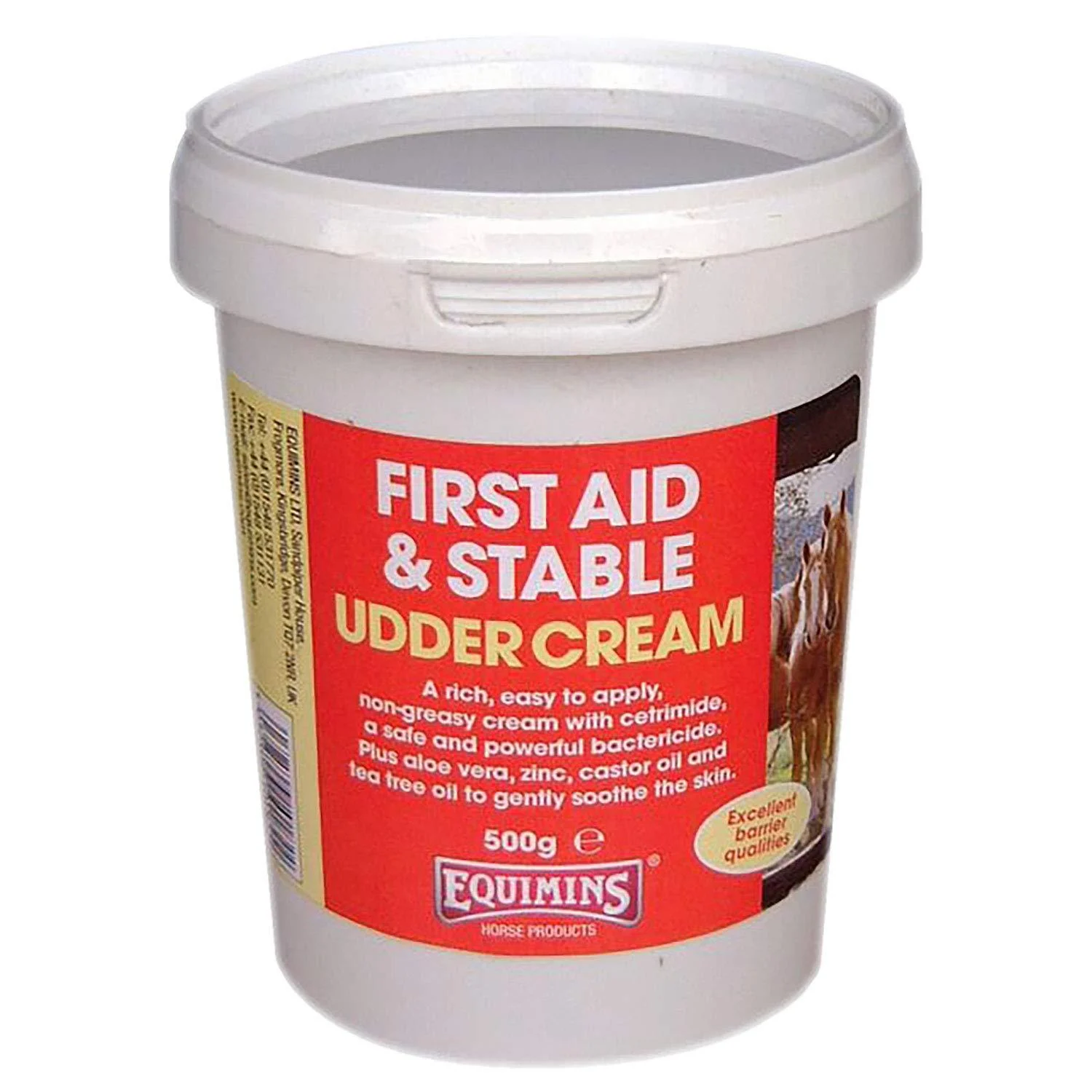Equimins EQS0363 Udder Cream - Clear 500 g 500 g (Pack of 1) Transparent