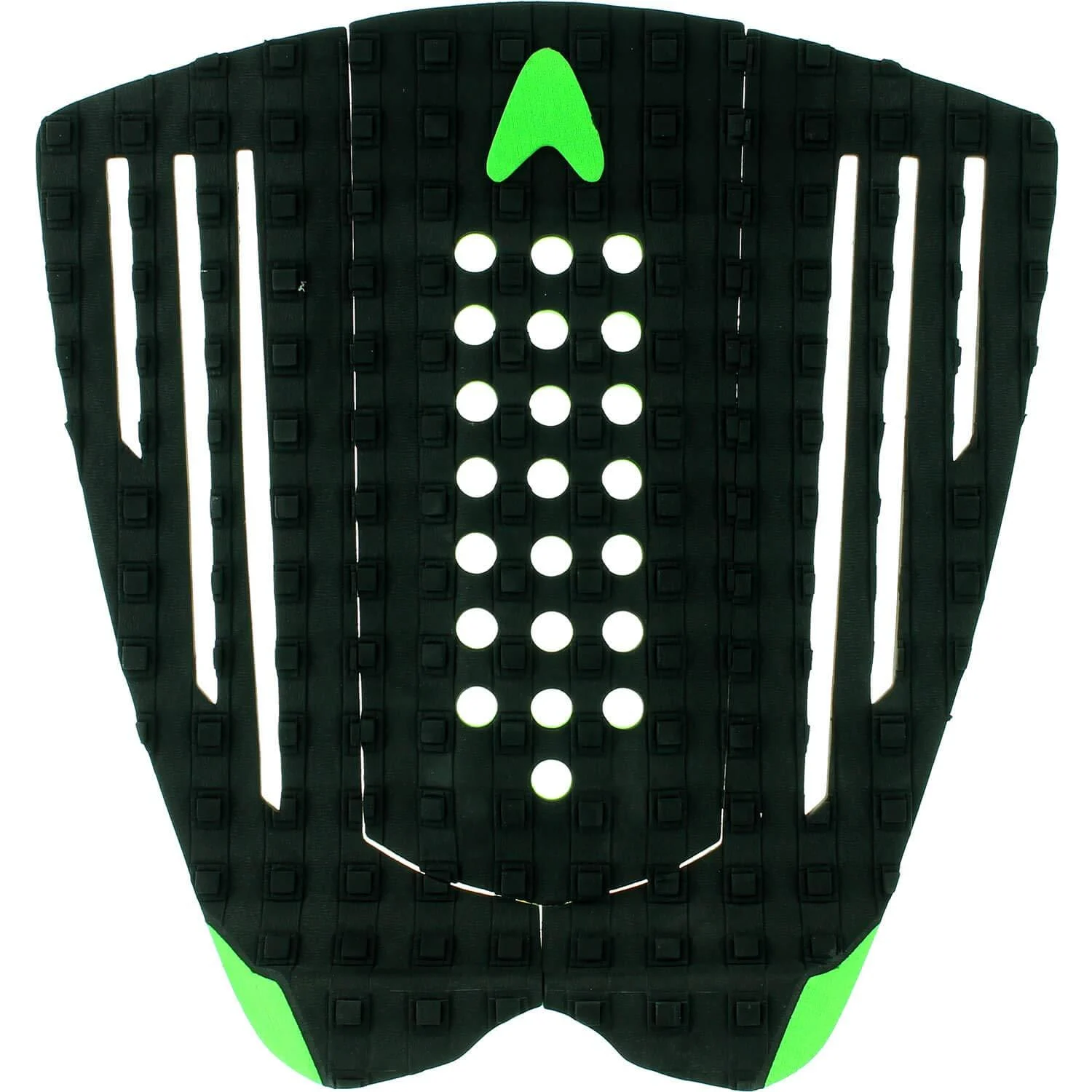 Astrodeck Patrick Gudauskas 126 Black/Green Surfboard Traction Pad