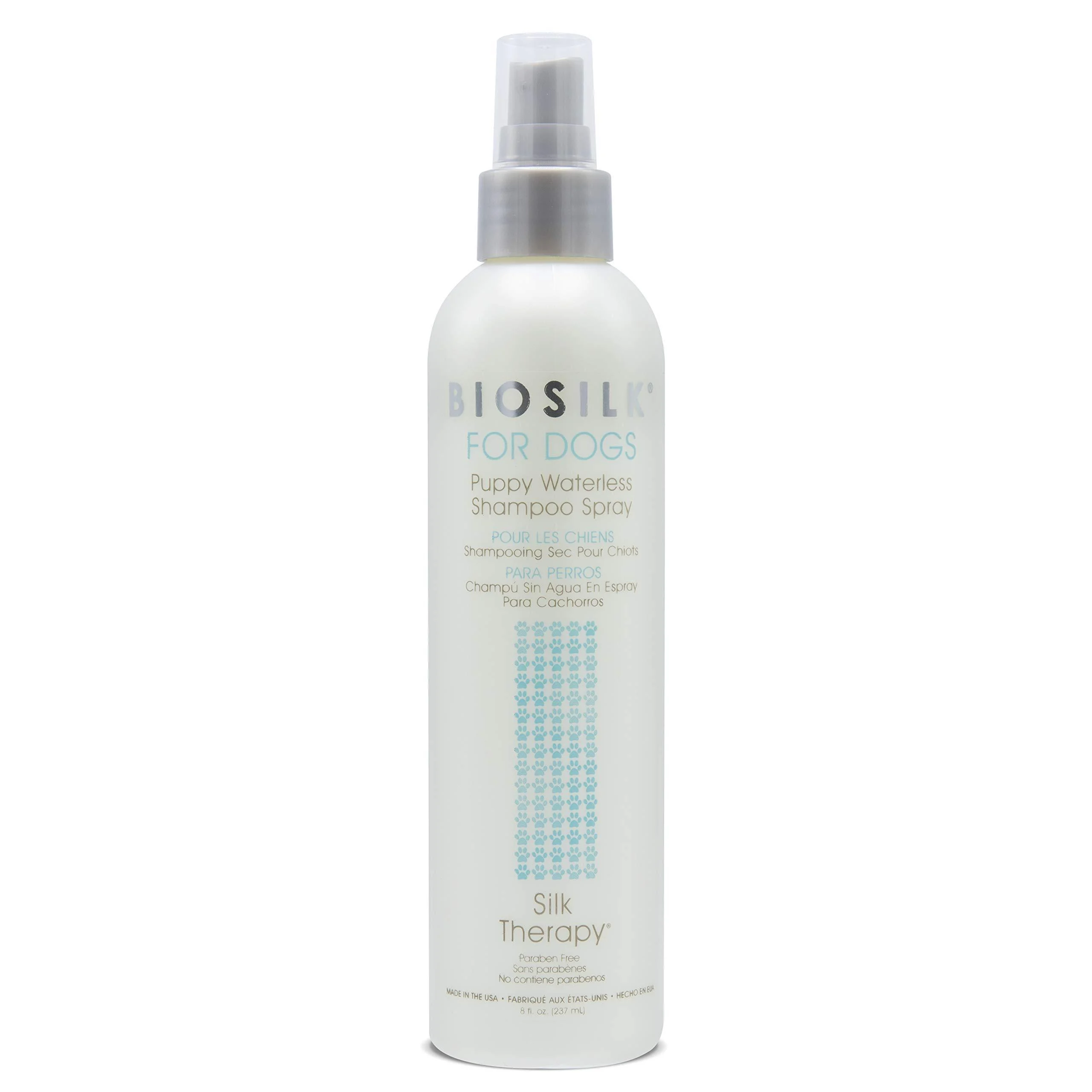 Biosilk Silk Therapy Puppy Waterless Shampoo Spray for Dogs 8 fl oz (237 ml)