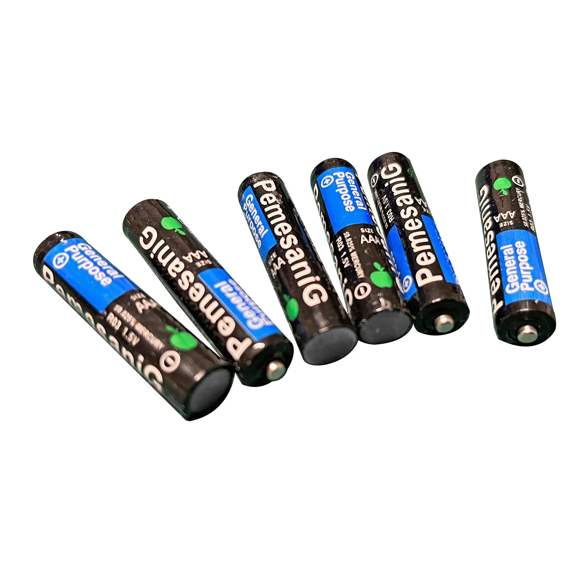 FixtureDisplays 6-Piece AAA Economy Batteries 1.5 Volt Type 7 Battery 16980-BATTERY-6PK-1D