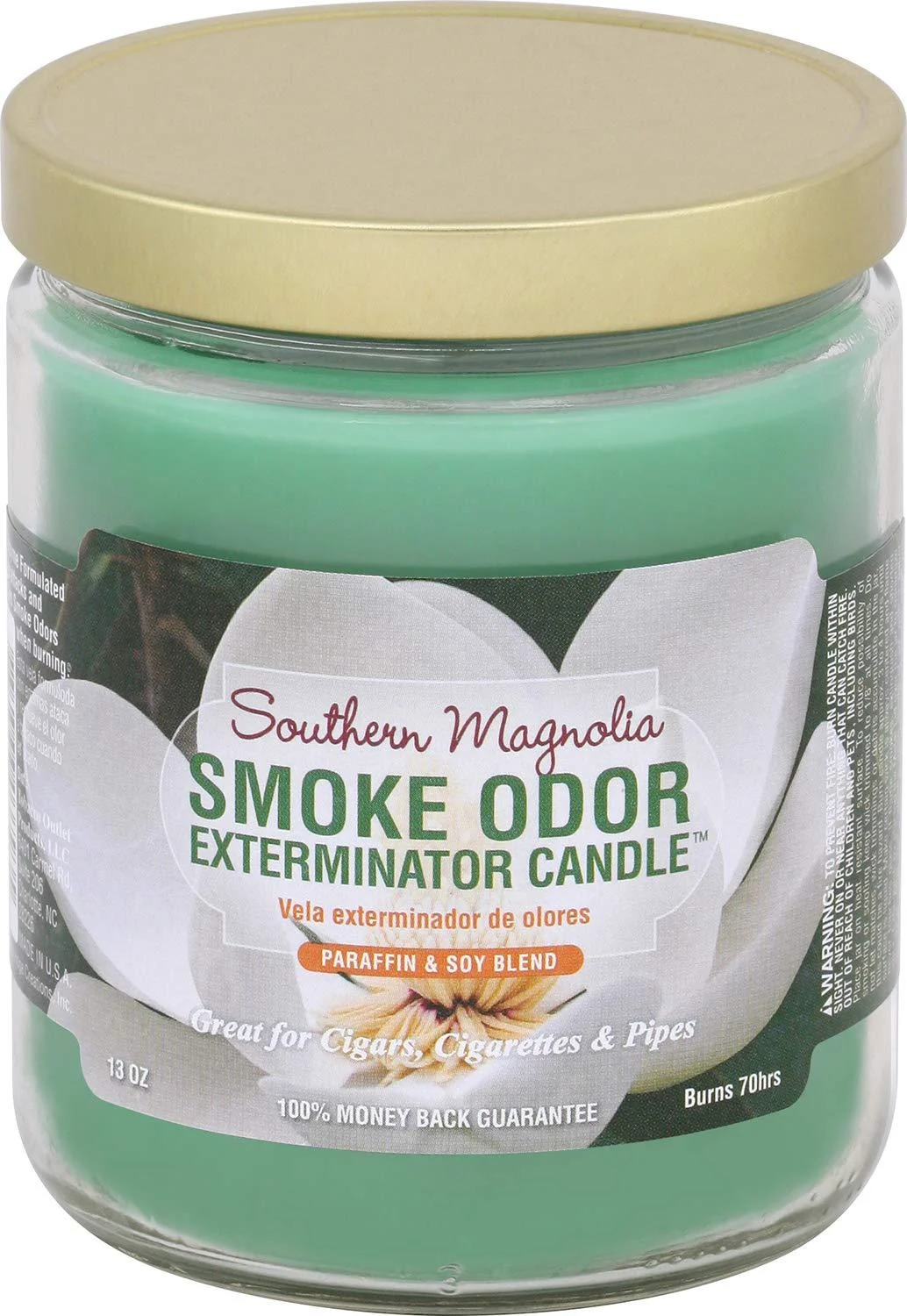 Smoke Odor Exterminator 13oz Jar Candle Southern Magnolia 13 oz 13 Ounce