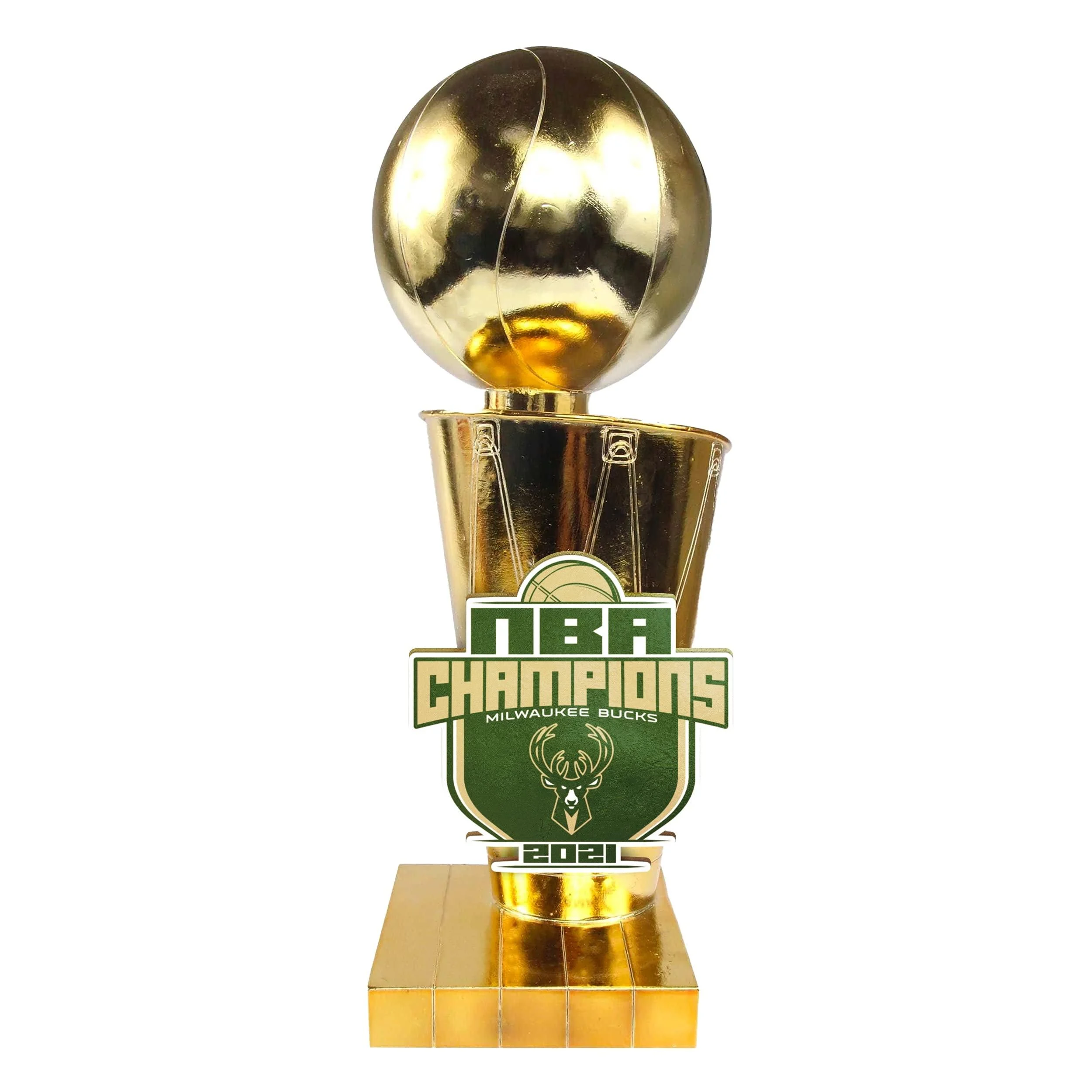 Milwaukee Bucks 2021 NBA Champions Trophy Replica - FOCO