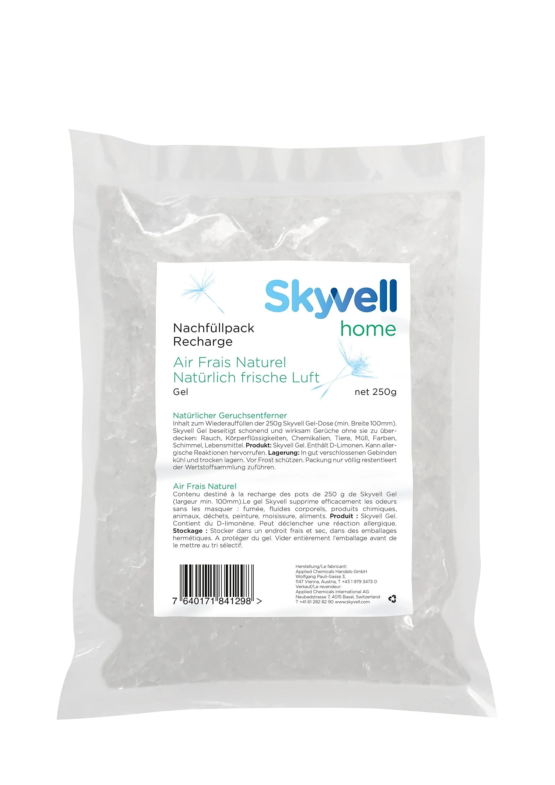 Skyvell home odor remover gel 250g refill pack