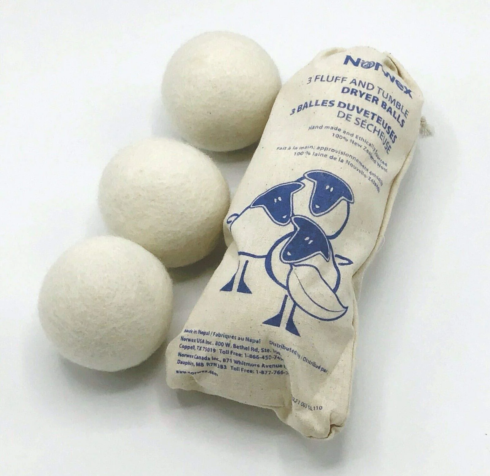 Norwex Fluff and Tumble Dryer Balls