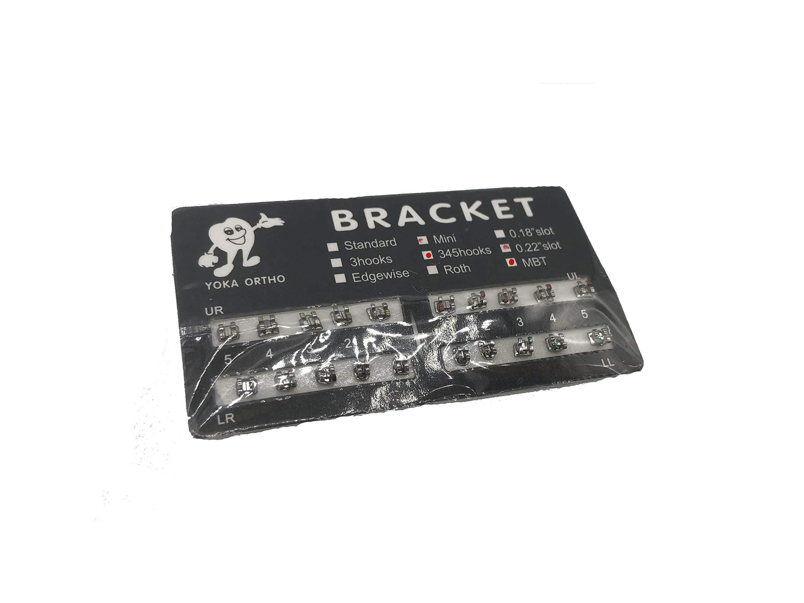Brackets MBT Mini 0.022 with 3 Hook 5 Sets/Pack 100 pcs - Celoitek
