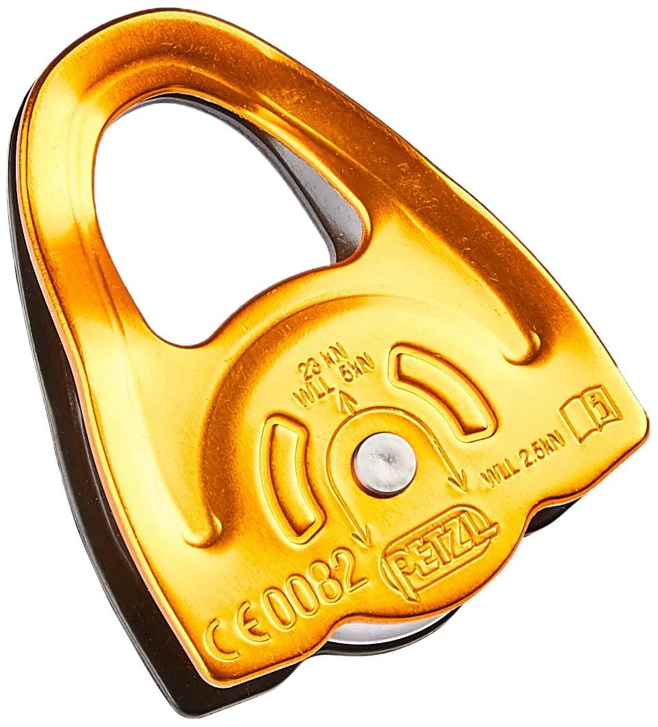 PETZL Mini (Prusik Pulley) Yellow/Black 1.375" x 3" x 1"