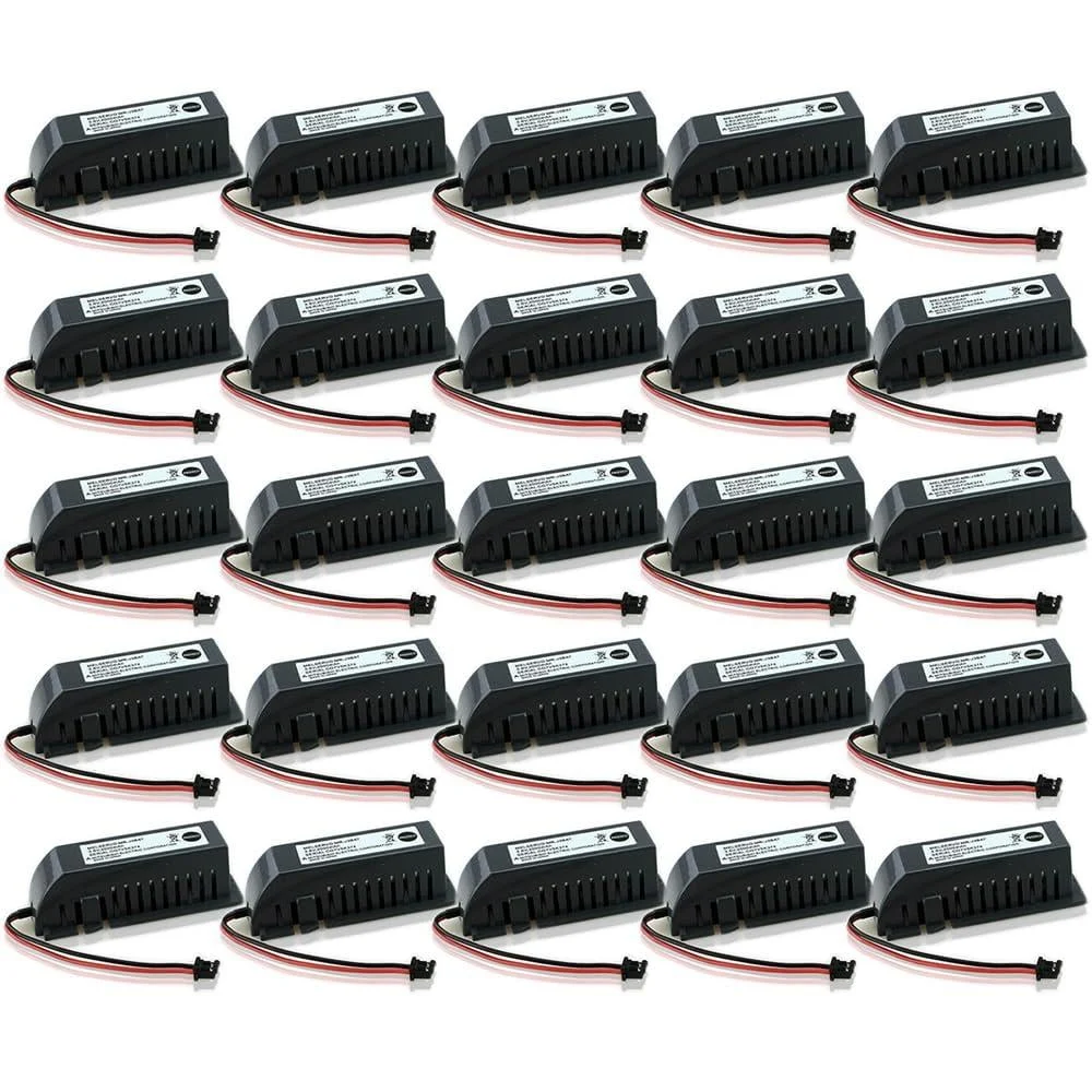 (25 Pack) 2000mAh 3.6V MR-J3BAT PLC Non-Rechargeable Li-ion Battery for ER6VC119A/B MELSERVO MR70 with Black Plug