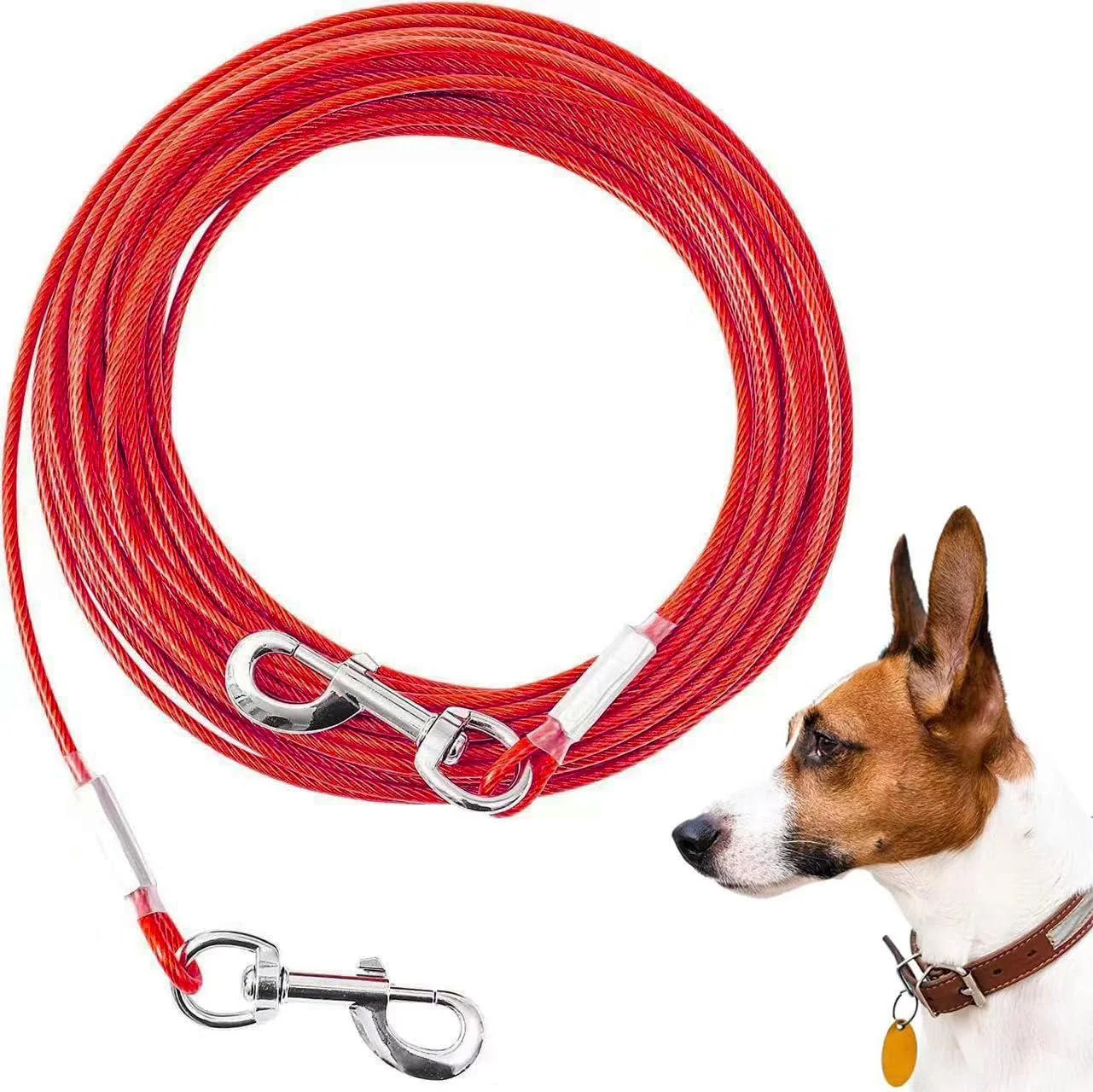 Exclusion cable for dogs 3.4 m 50.8 cm 9.2 m 15.2 m 30 m 30 m 30 m 30 m 30 m 30 m 30 m 30 m 30 m 30 m 30 m purchase festival robust dog design cable for large dogs up to 113.4 kg red/excursion single-colored (GetaWay Solids) 120ibs 20ft