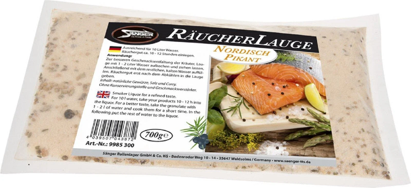 Smoke brine - NORDIC spicy - Quantity: 700g S NGER