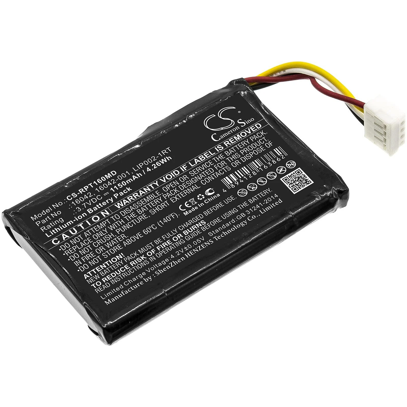 SEMEA Battery Replacement for Reichert P/N: 16042 16042-001 LIP002-1RT iPac