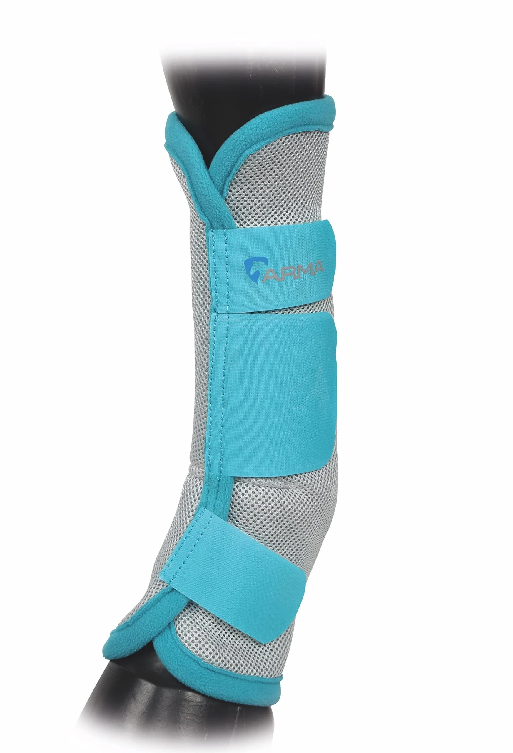 Shires Arma Fly Turnout Socks - Teal Cob