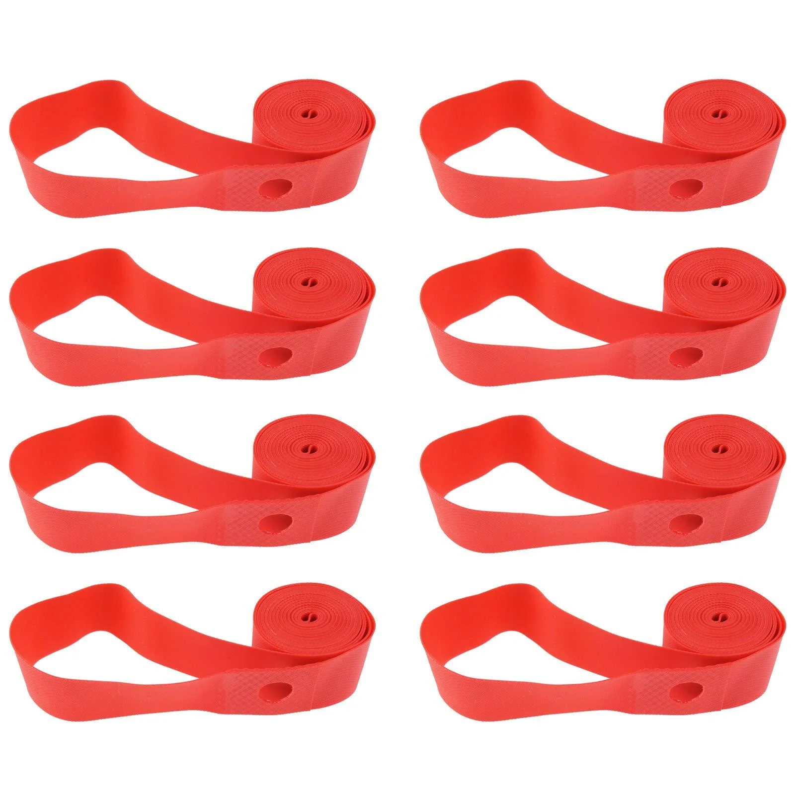 Kasteco 8 Pack Bicycle Rim Strip Rim Tape, 26 Inch or 700C